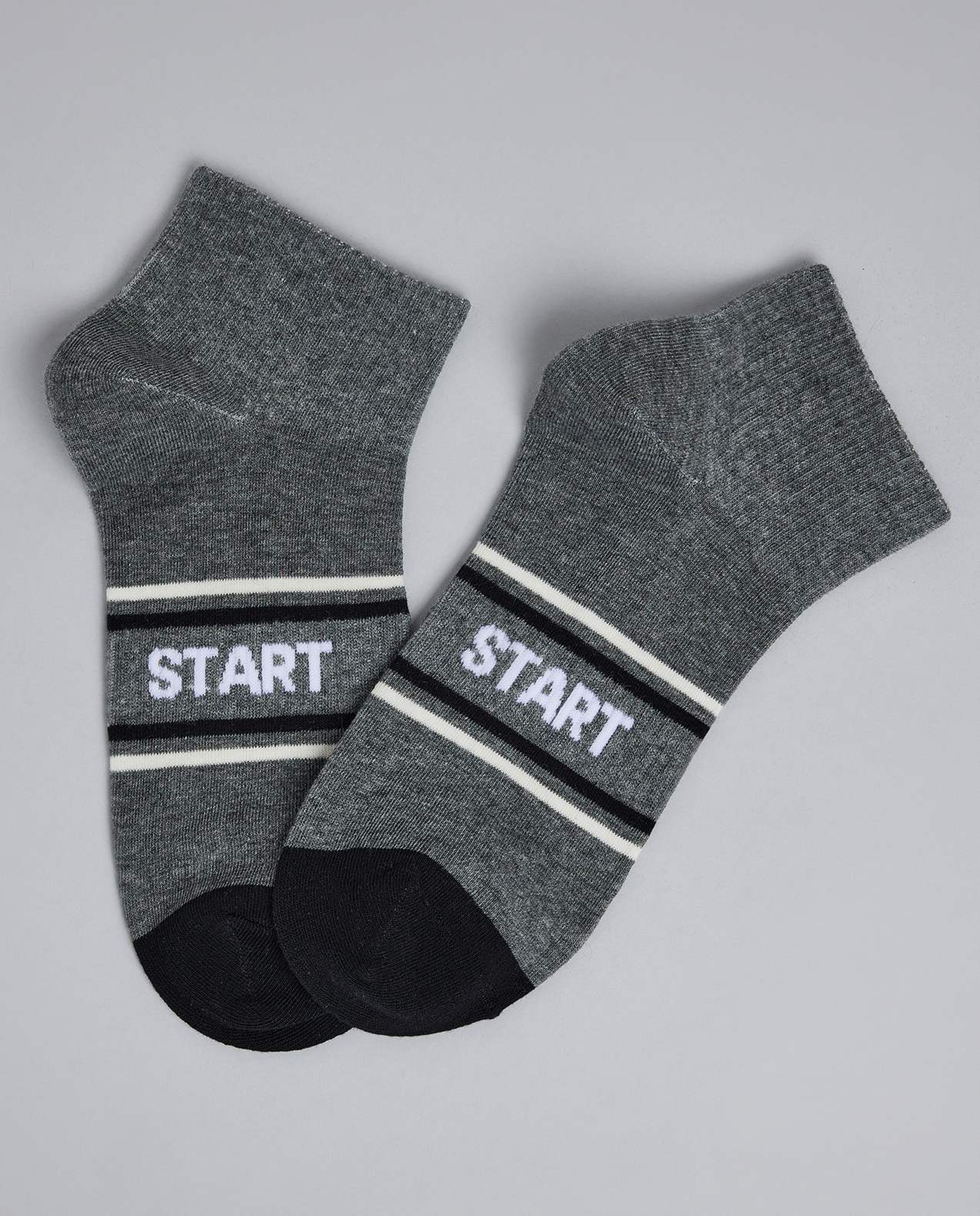 3 Pack Patterned Ankle Socks