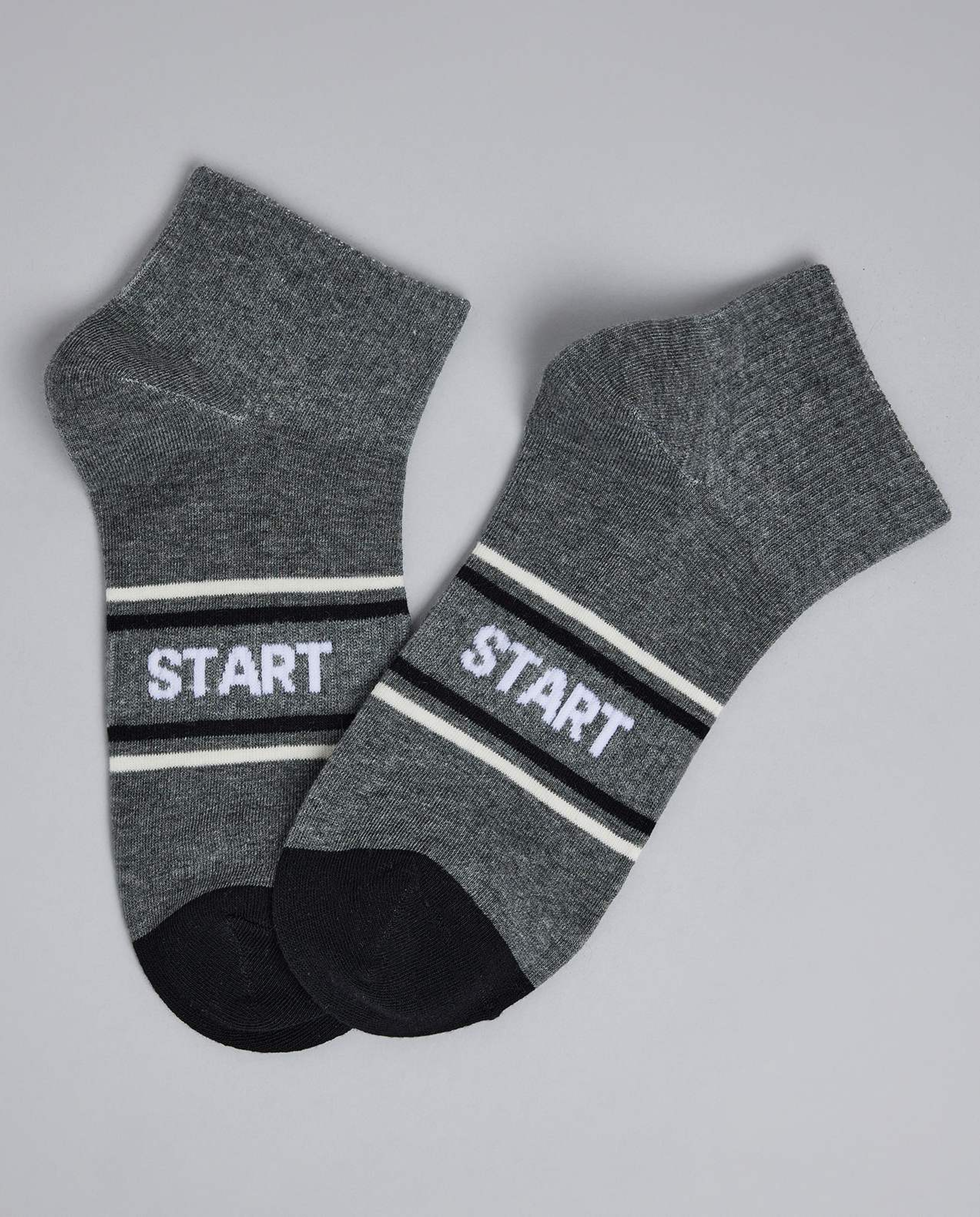 3 Pack Patterned Ankle Socks