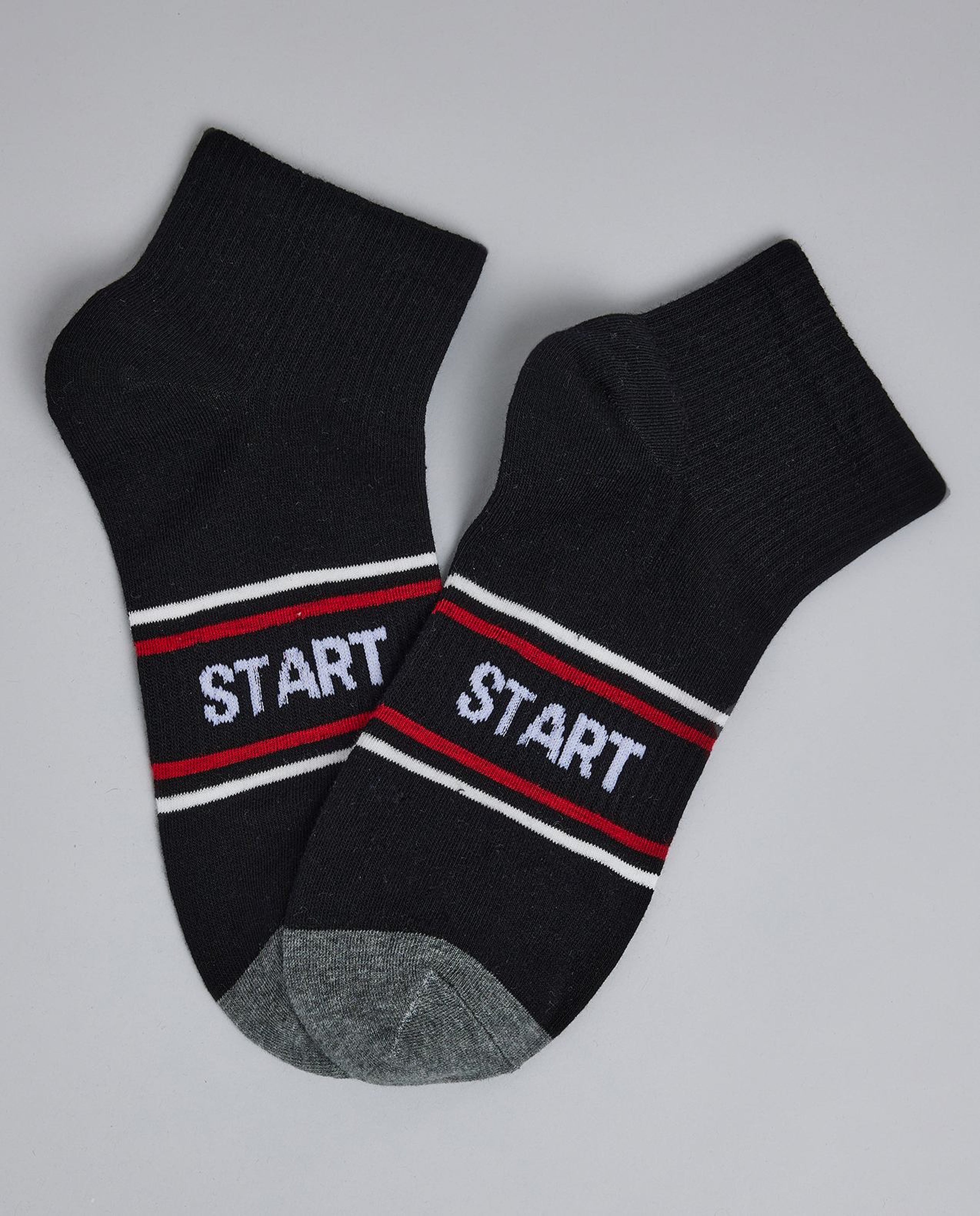 3 Pack Patterned Ankle Socks