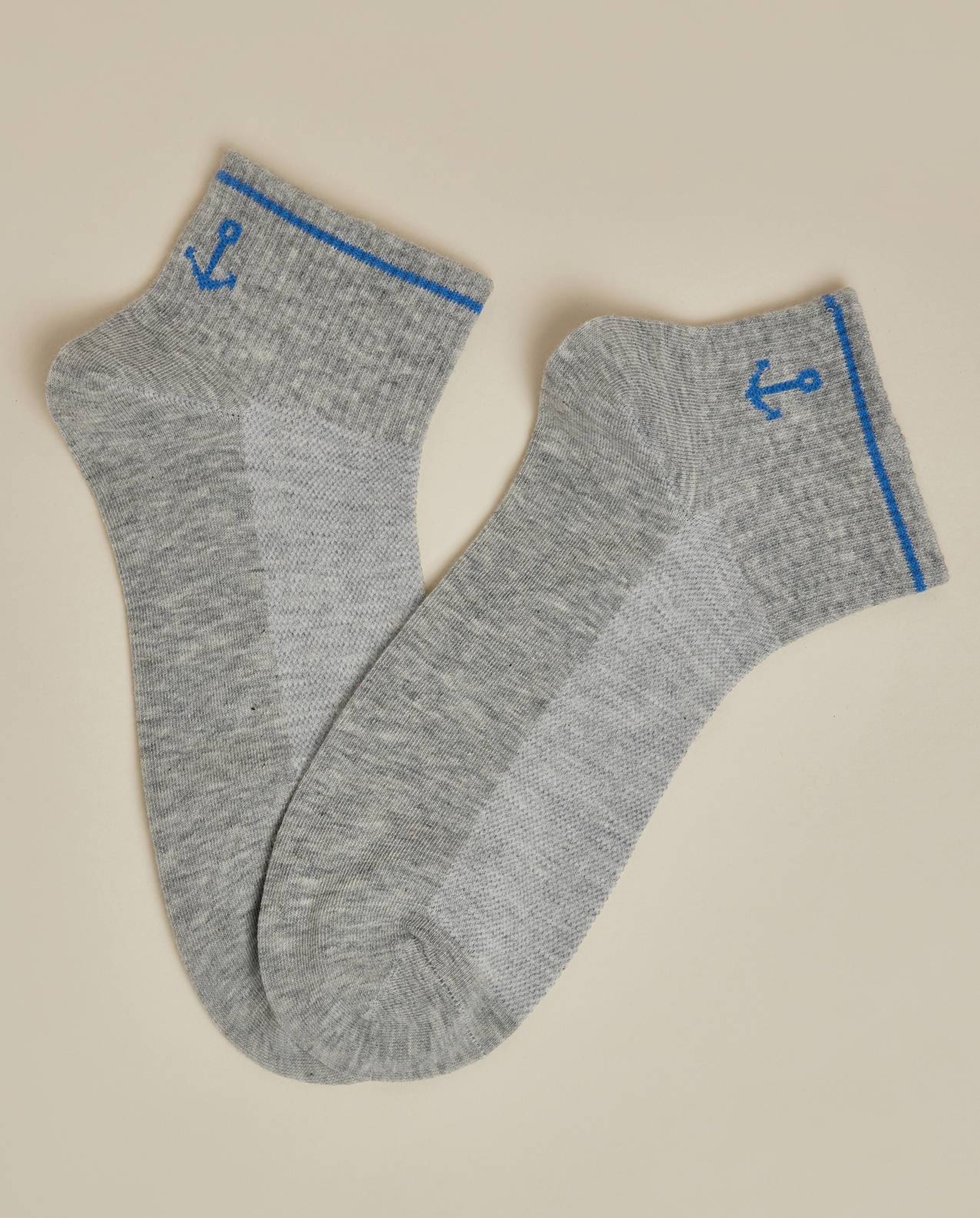 3 Pack Patterned Ankle Socks