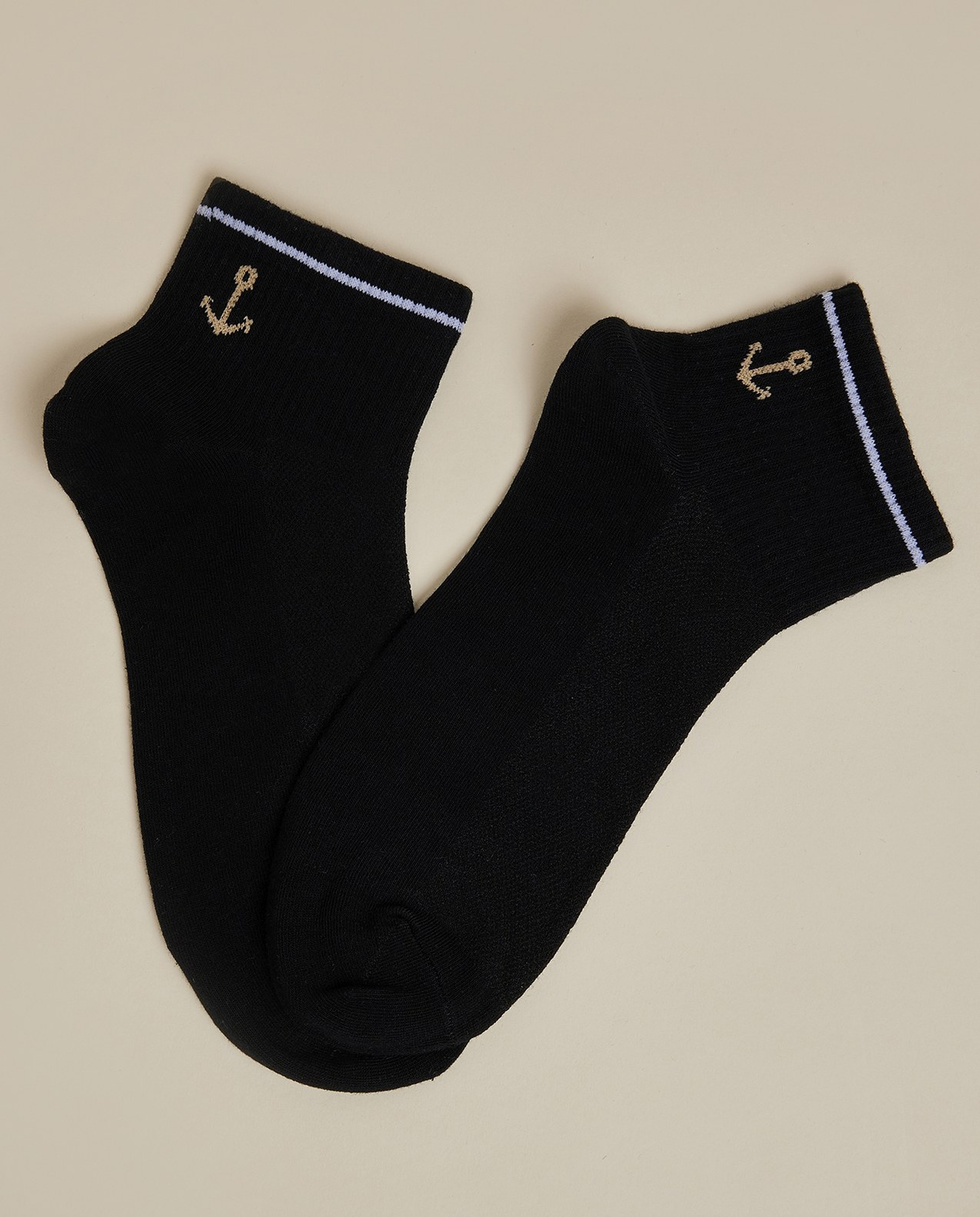 3 Pack Patterned Ankle Socks