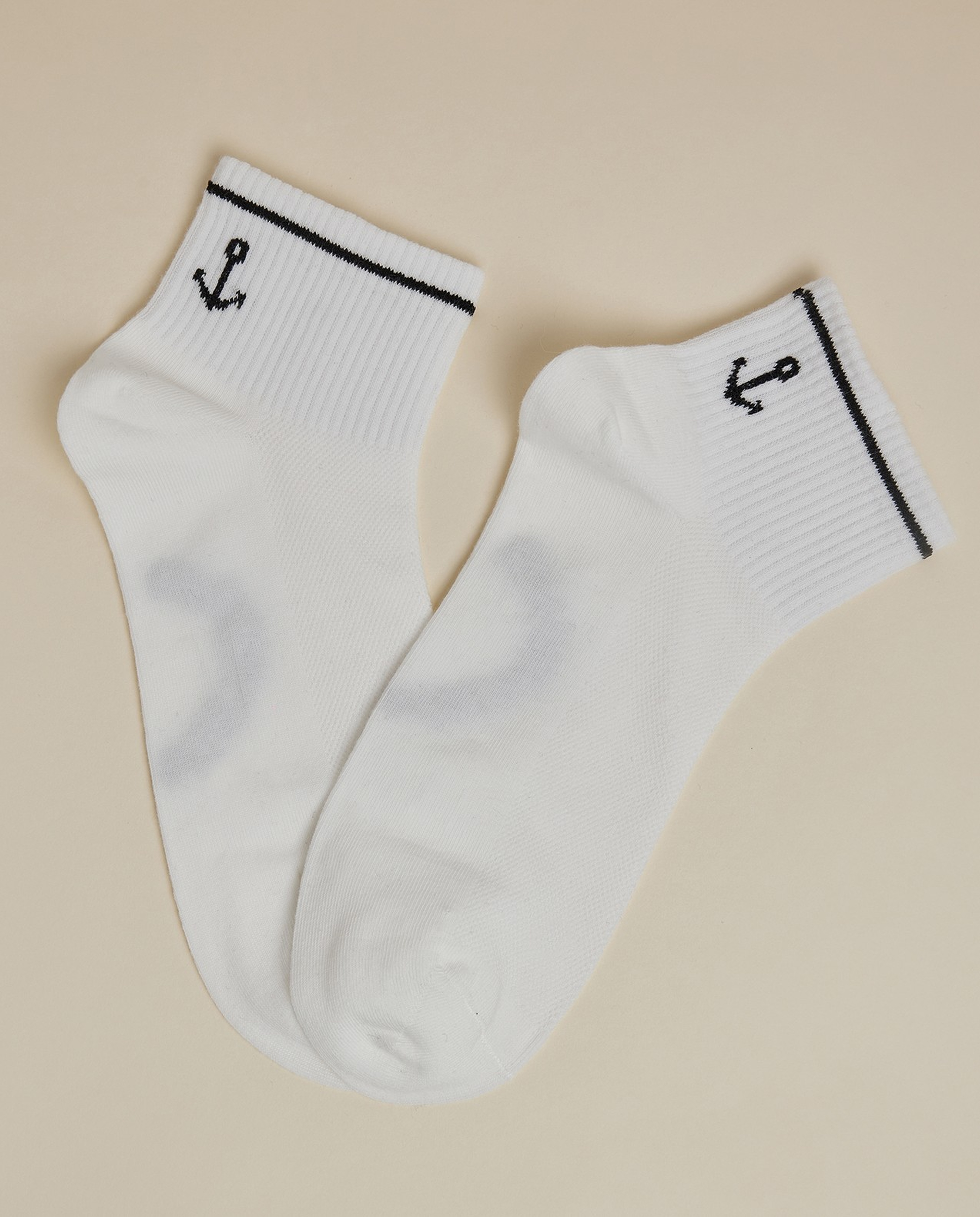 3 Pack Patterned Ankle Socks