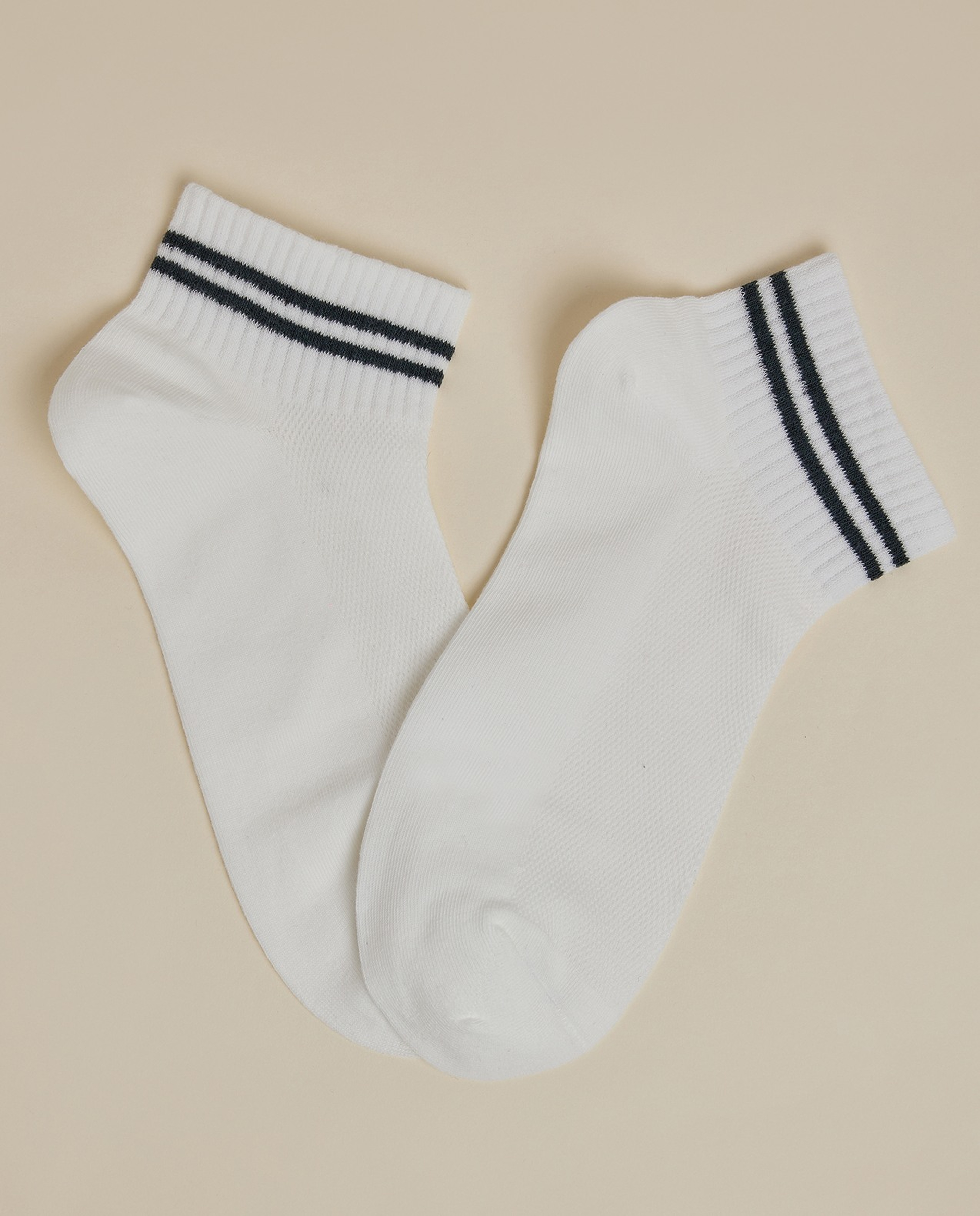 3 Pack Patterned Ankle Socks