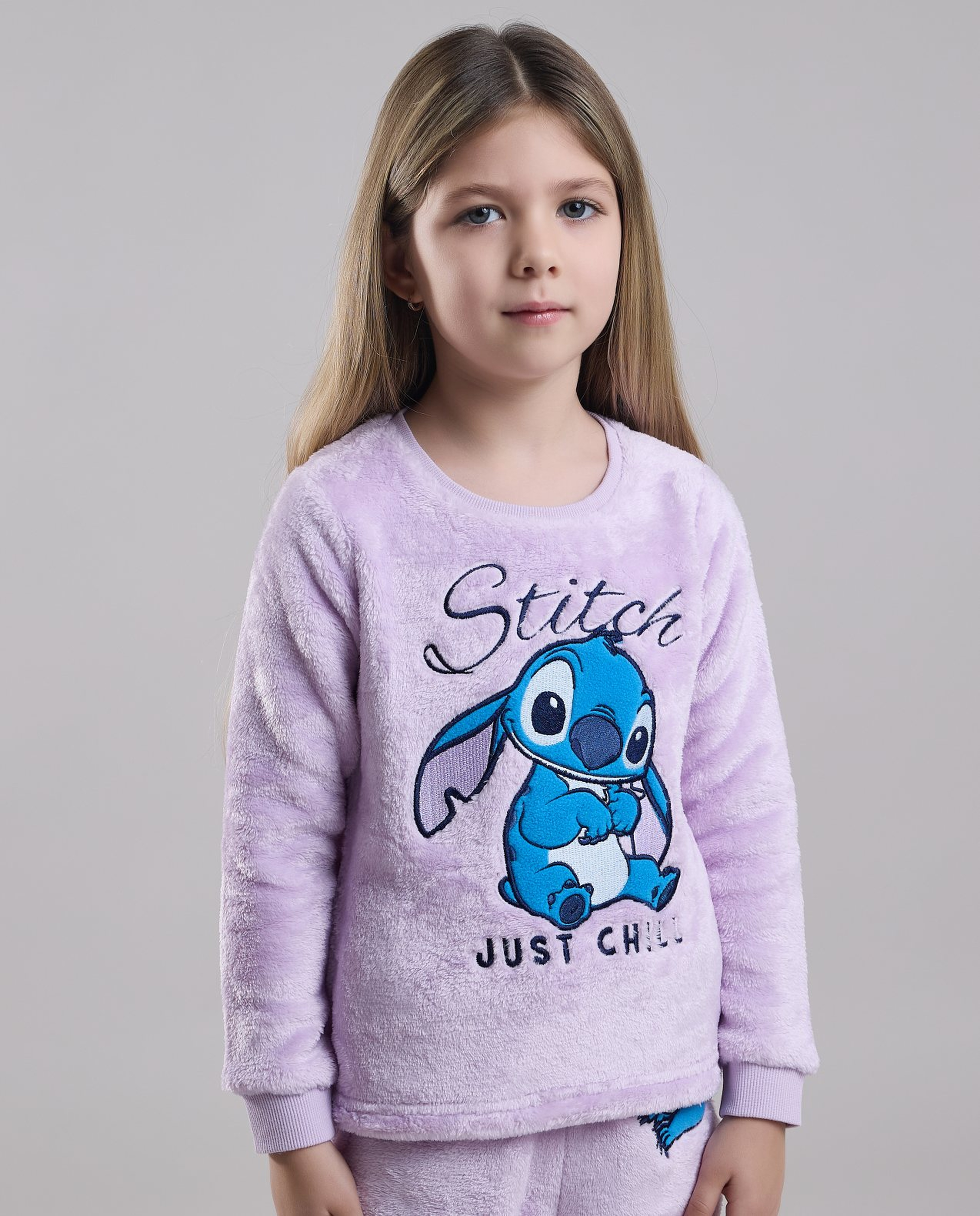 Stitch Embroidered Pyjama Set