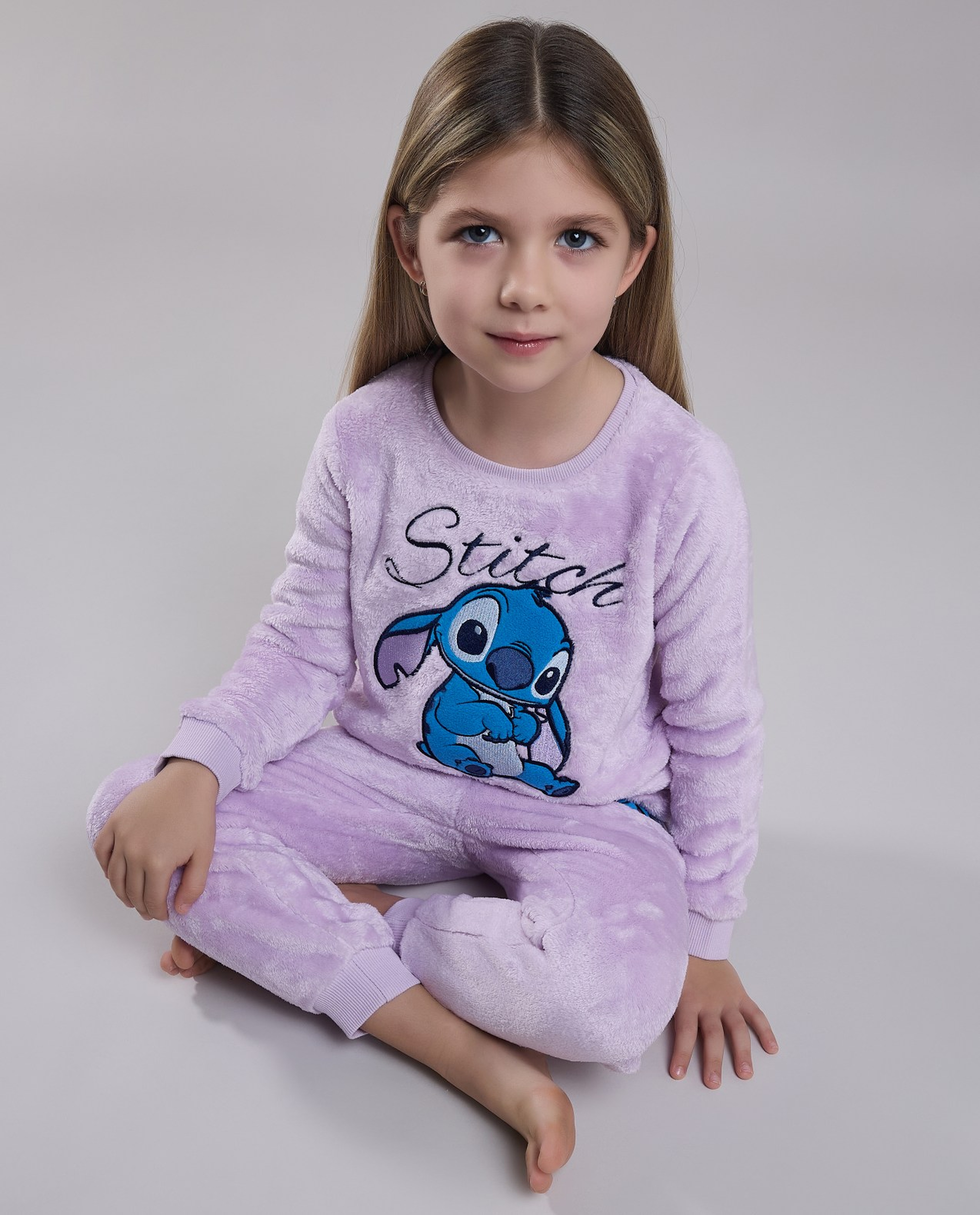 Stitch Embroidered Pyjama Set