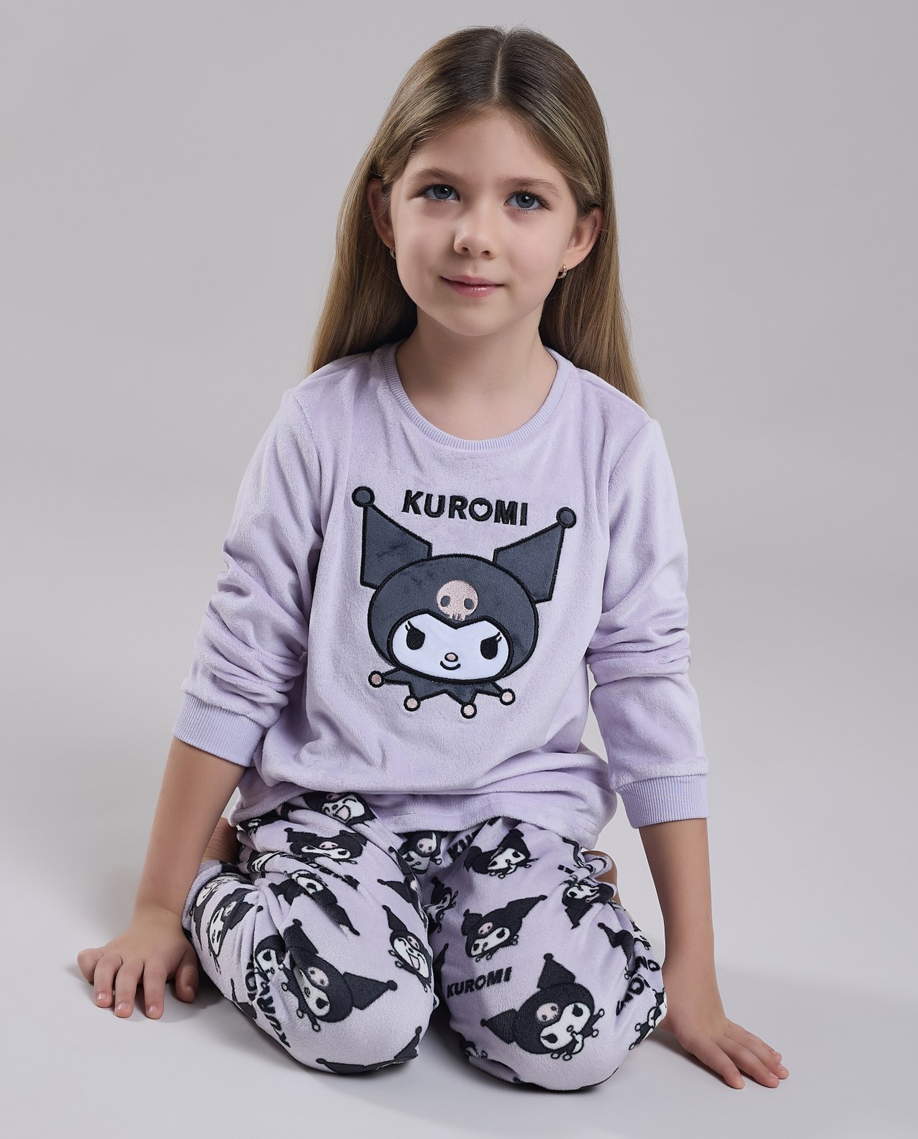 Kuromi Embroidered Pyjama Set