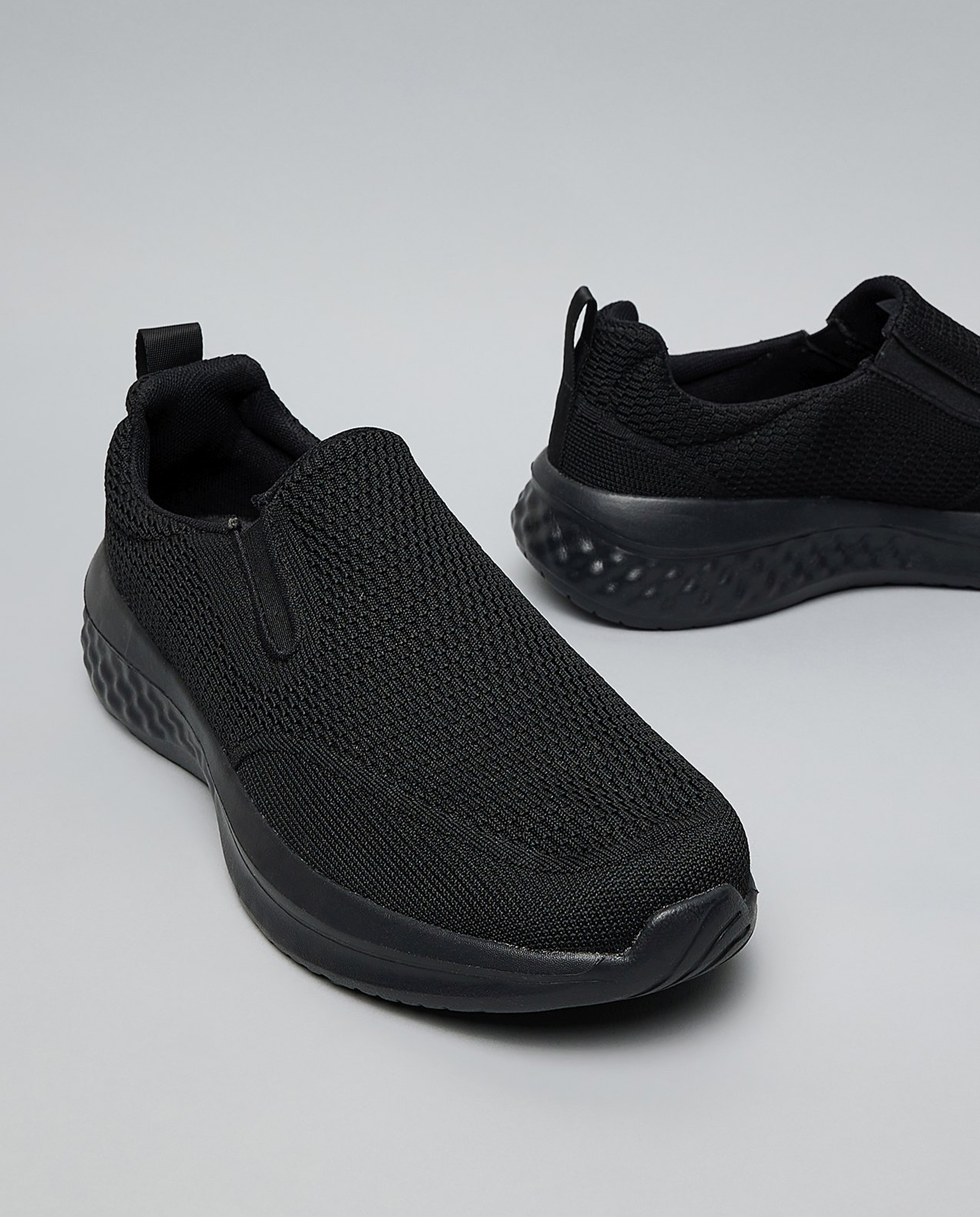 Textured Slip On Shoes