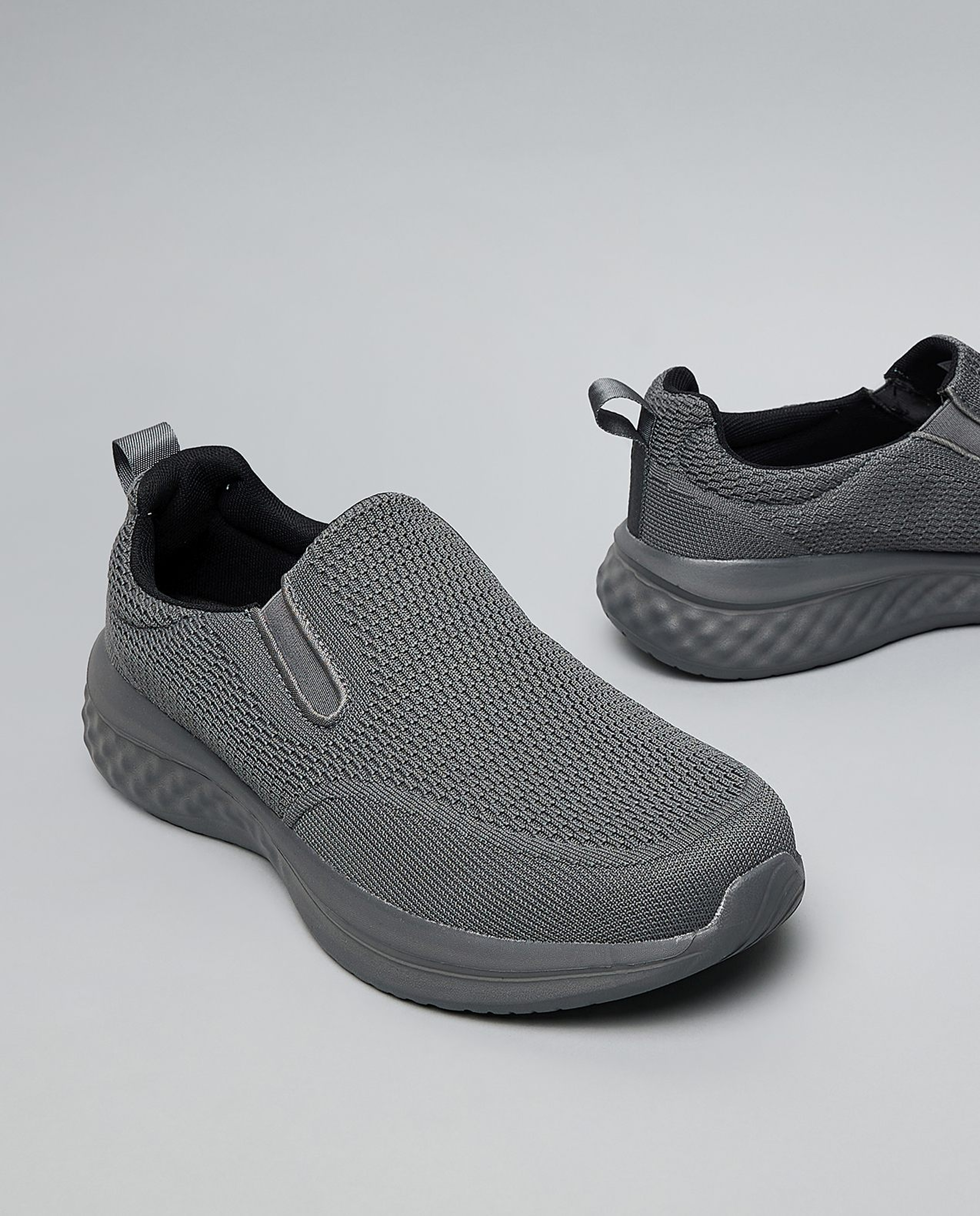 Textured Slip On Shoes