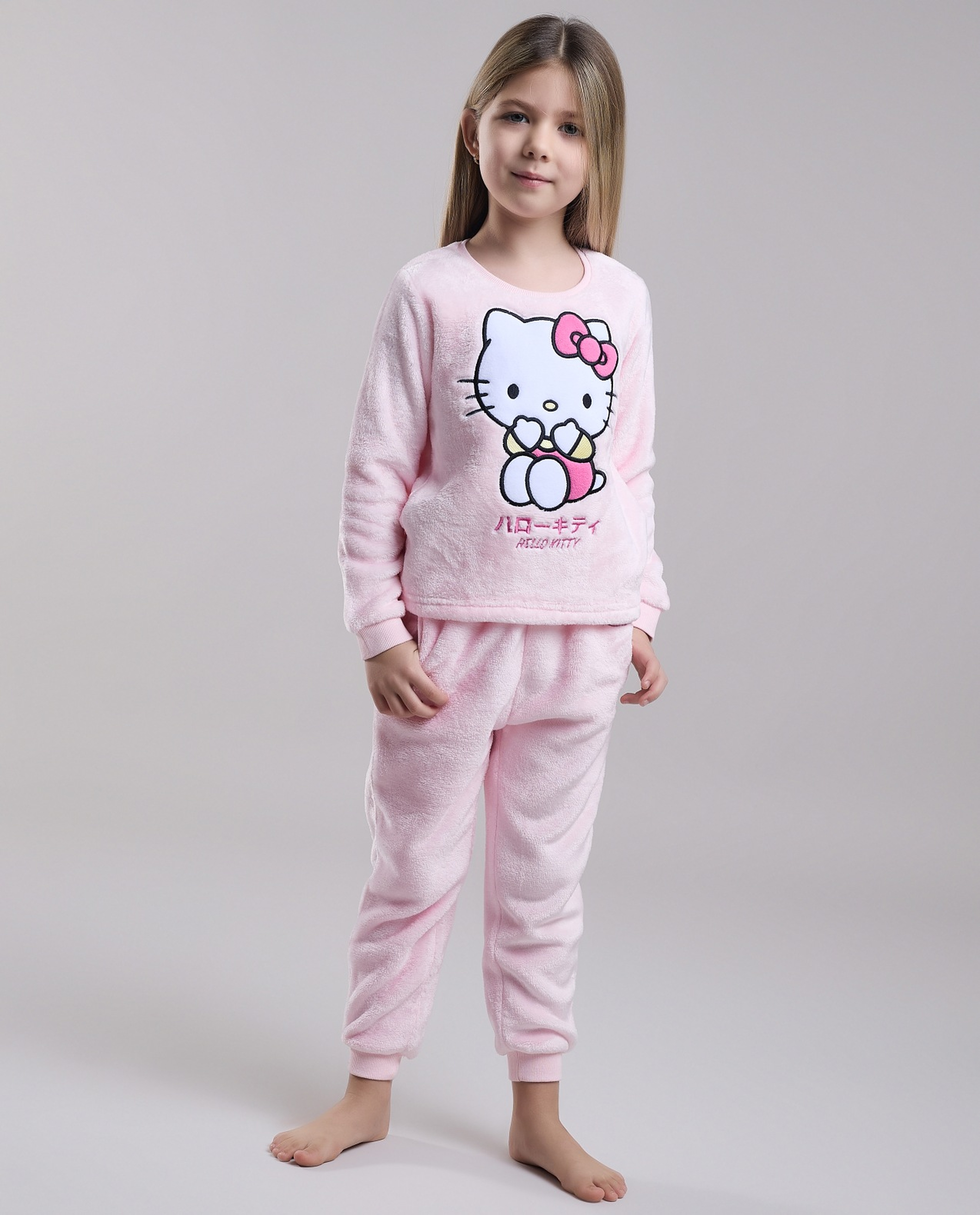 Hello Kitty Embroidered Pyjama Set
