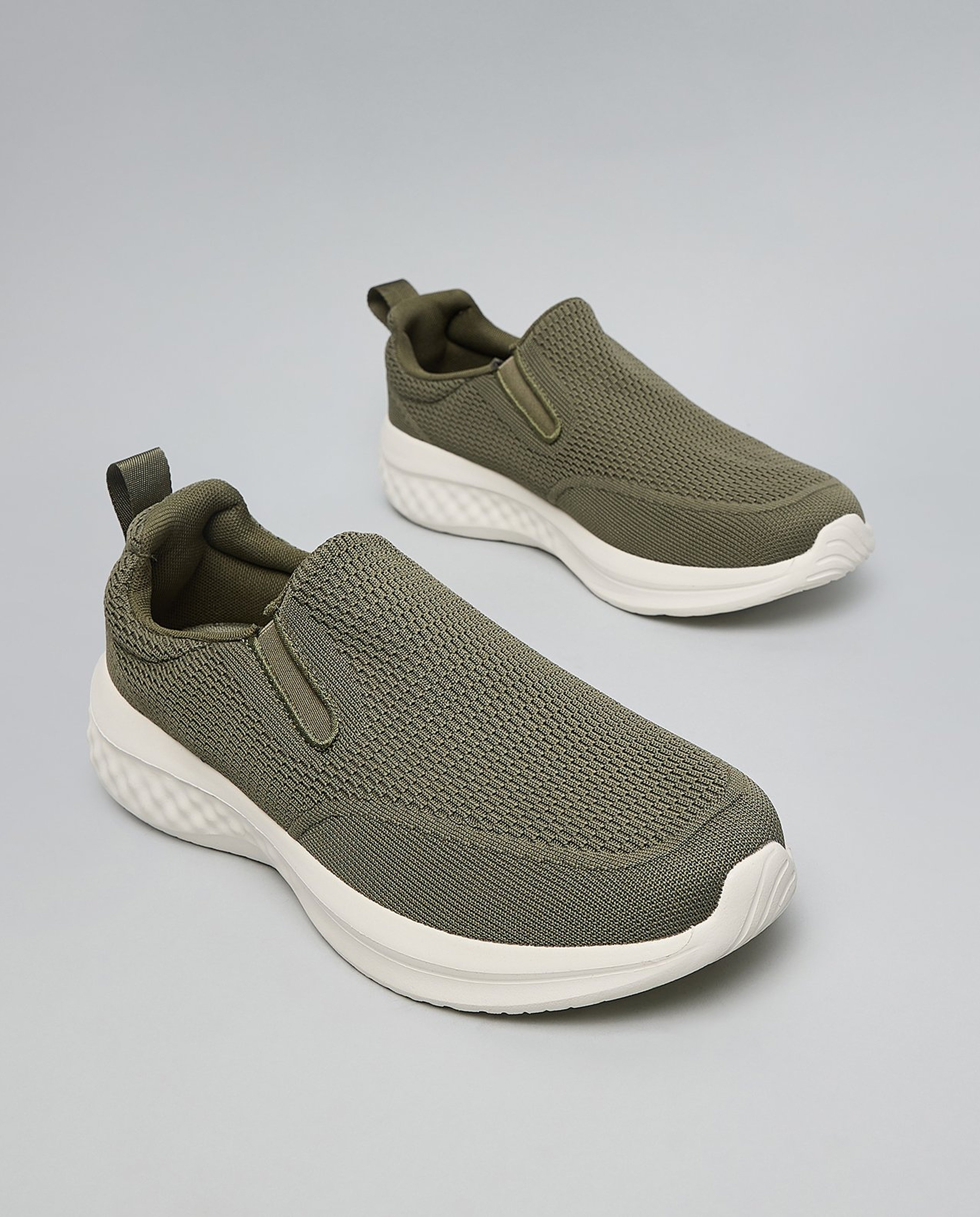 Textured Slip On Shoes