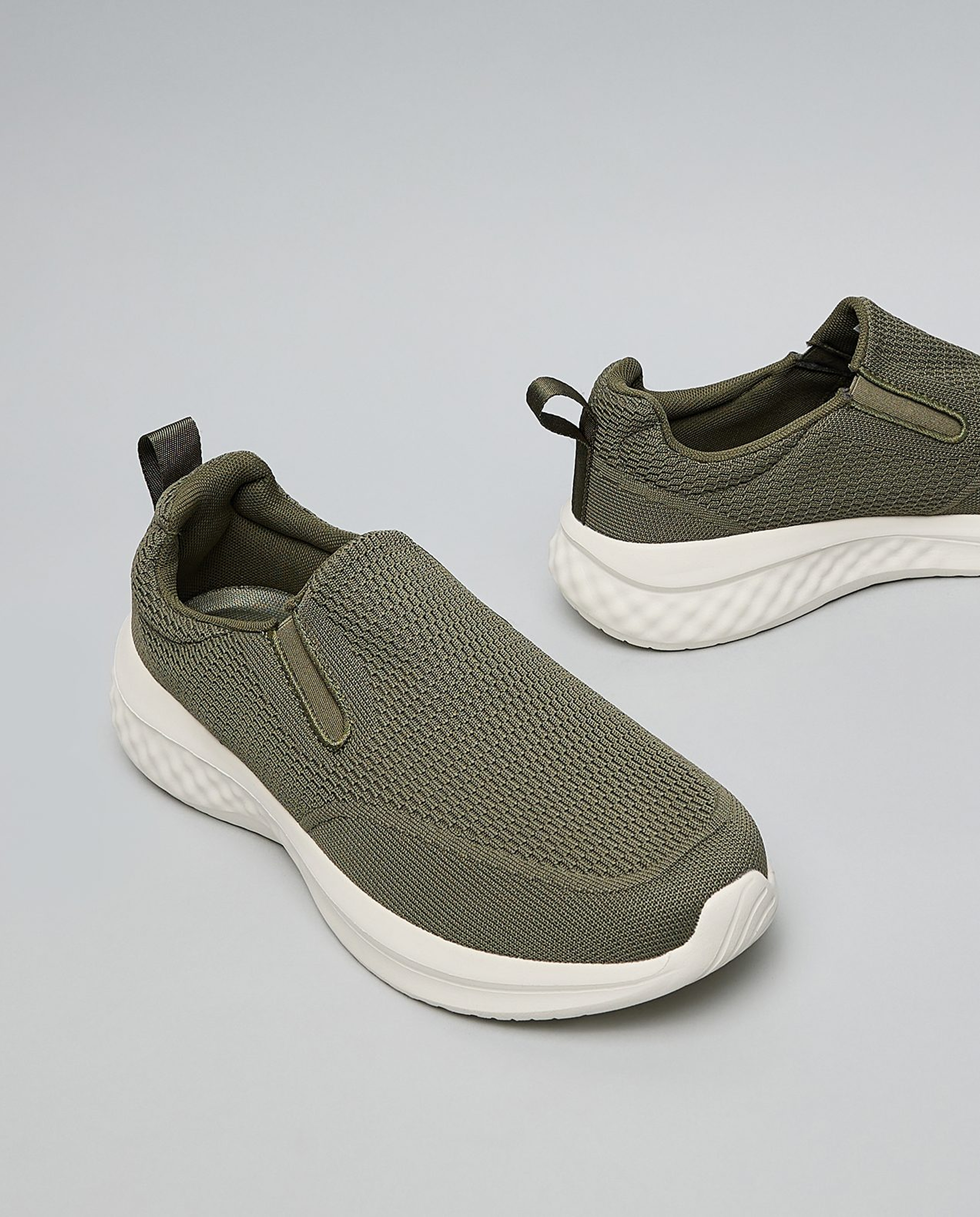 Textured Slip On Shoes