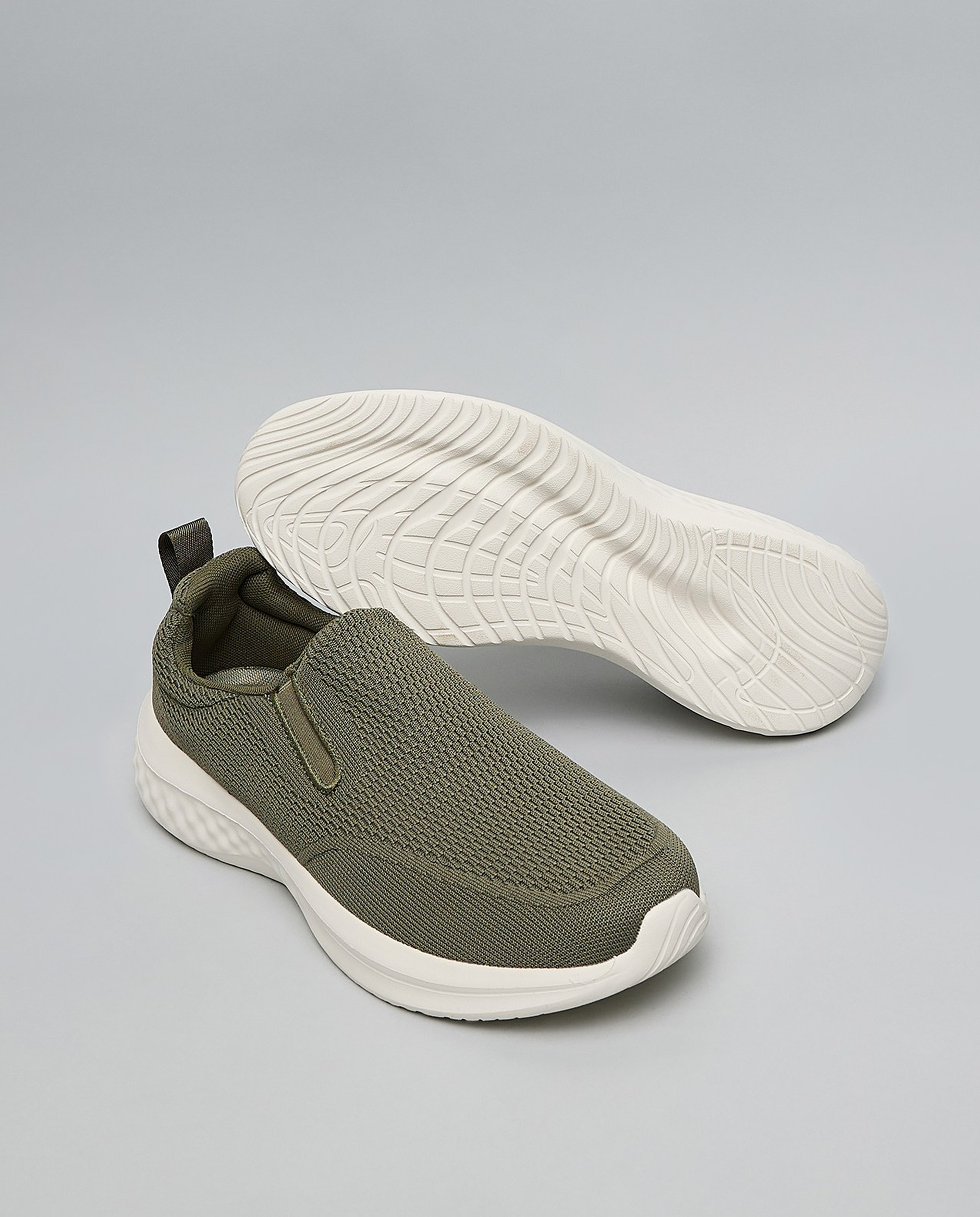 Textured Slip On Shoes