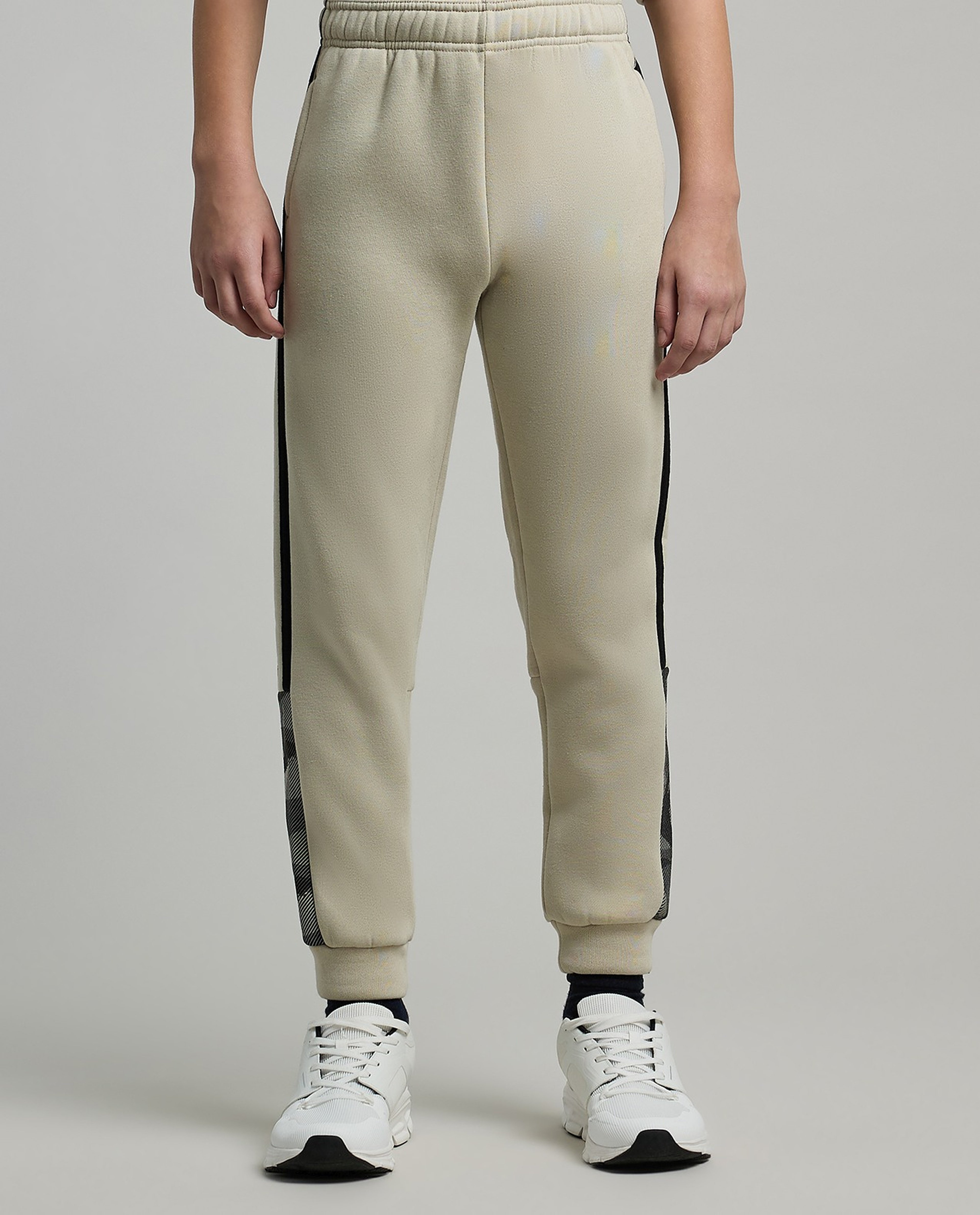 Color Block Hooded Clothing Set