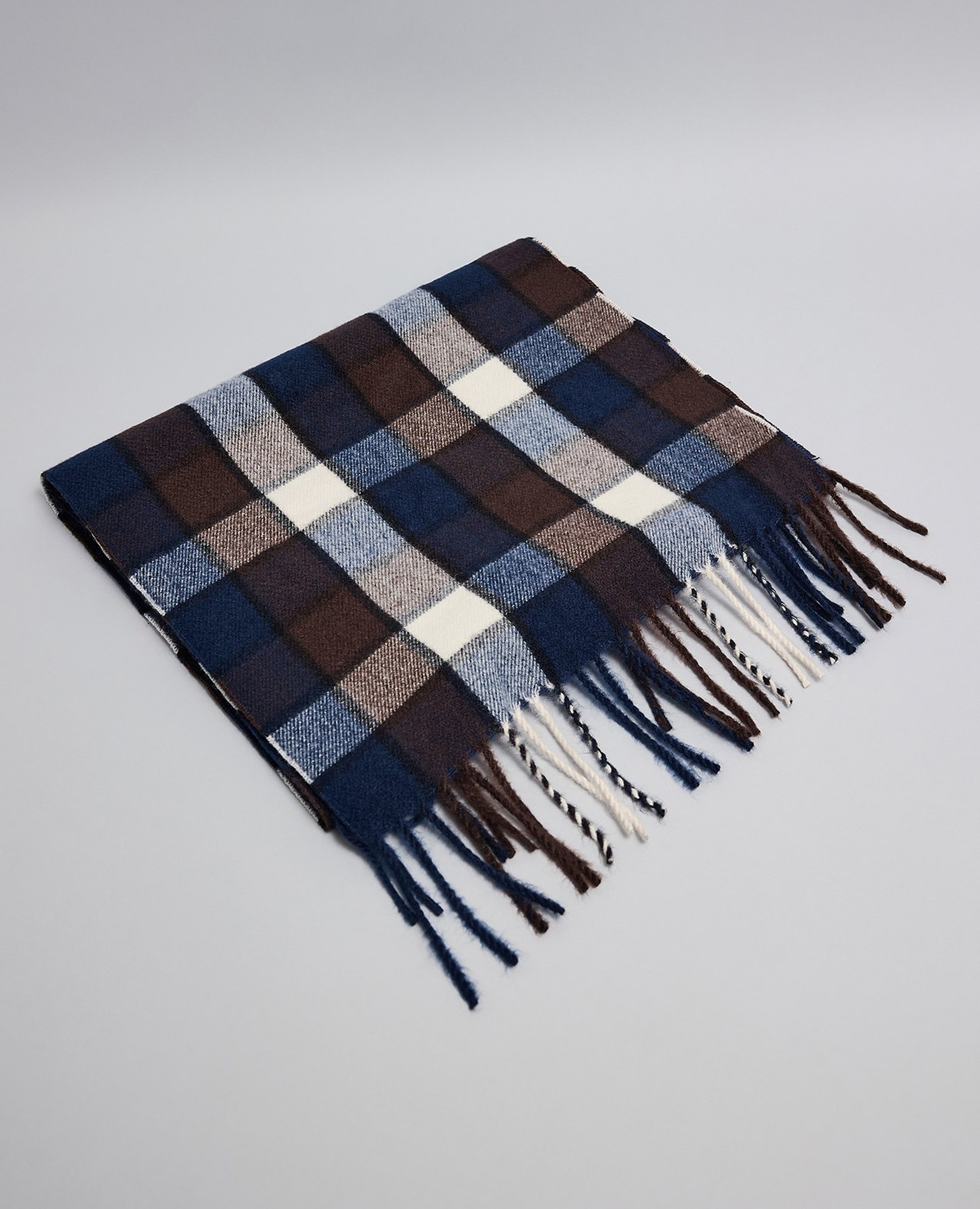 Checked Blanket Scarf