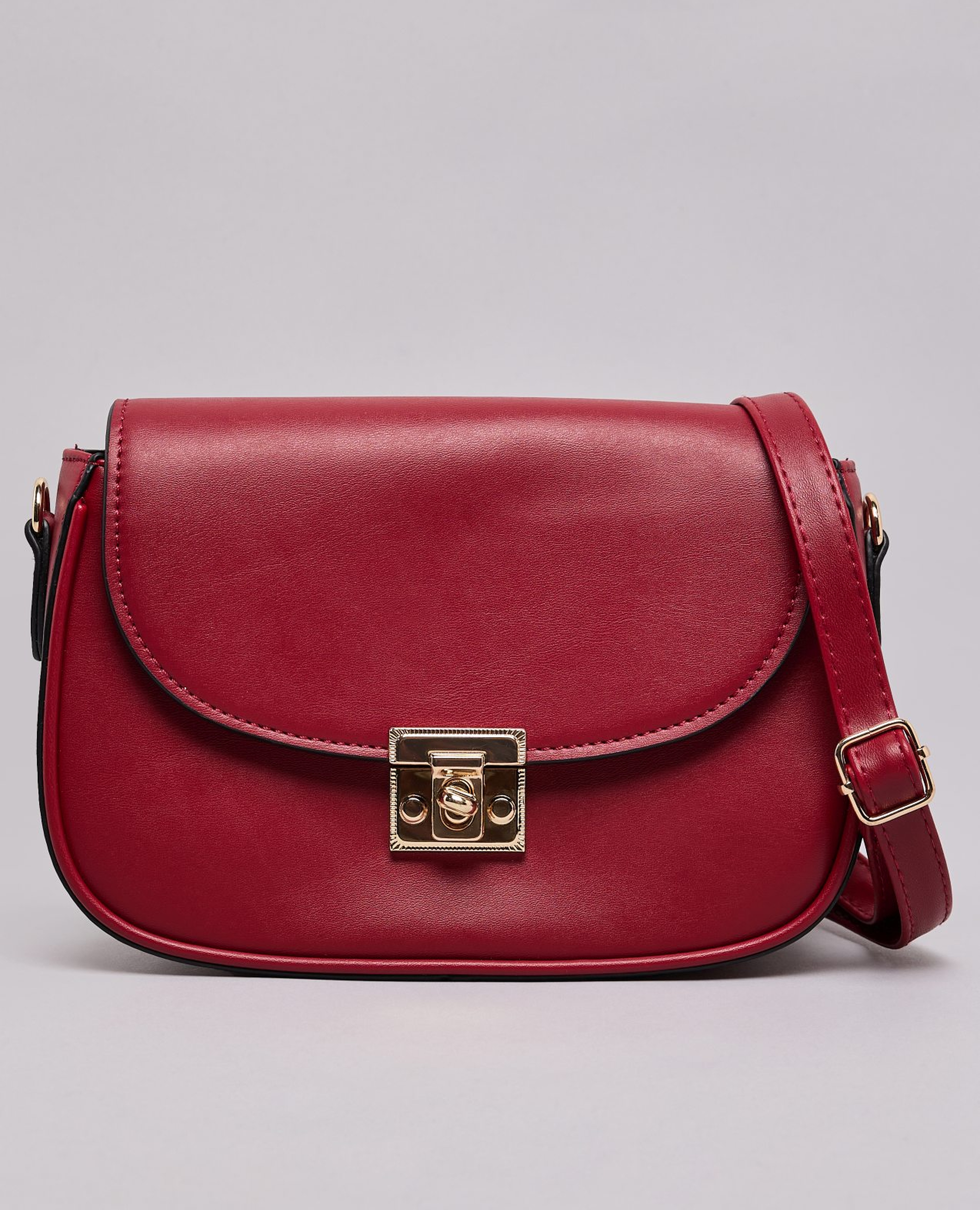 Twist-Lock Crossbody Bag