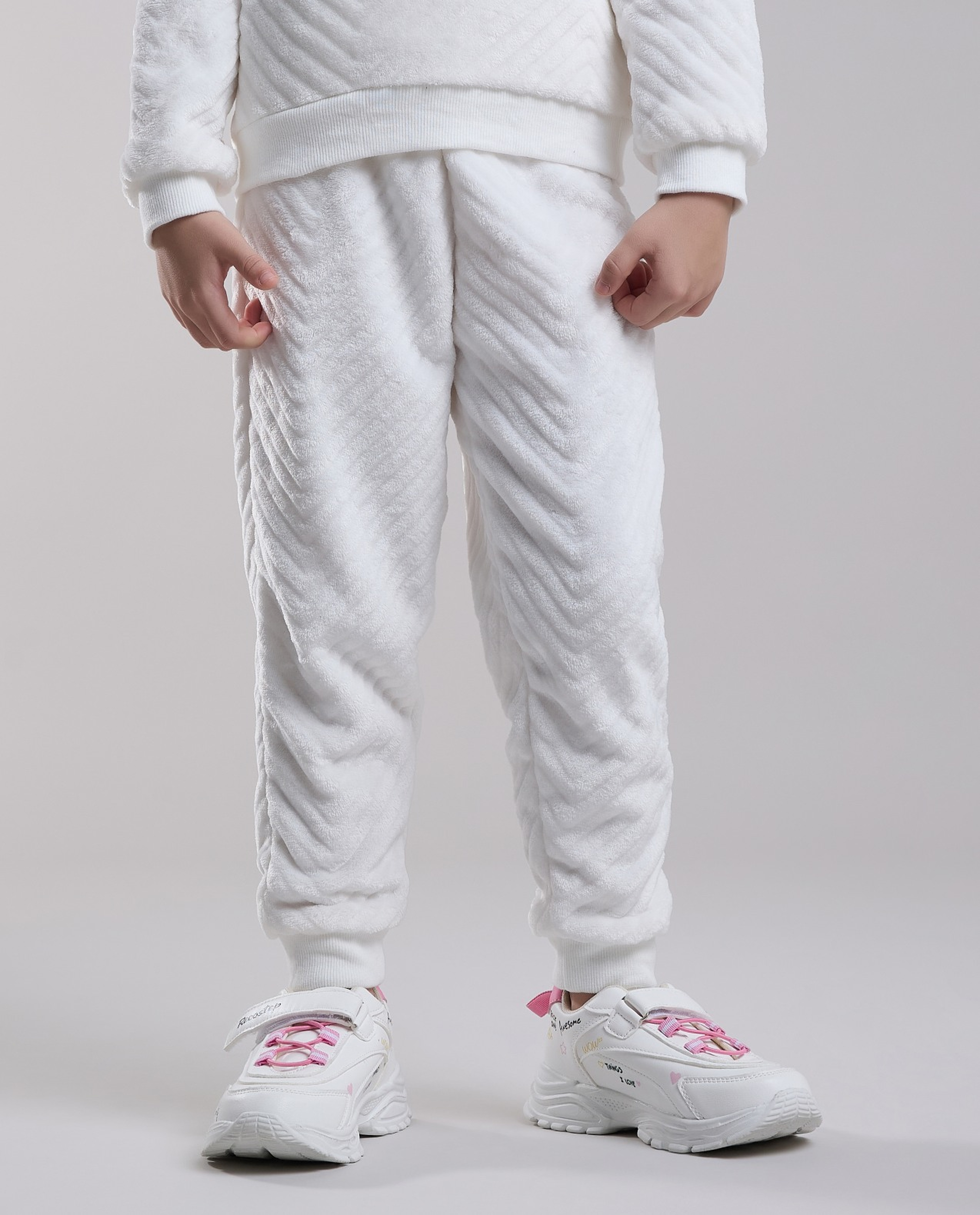 Textured Hooded Clothing Set