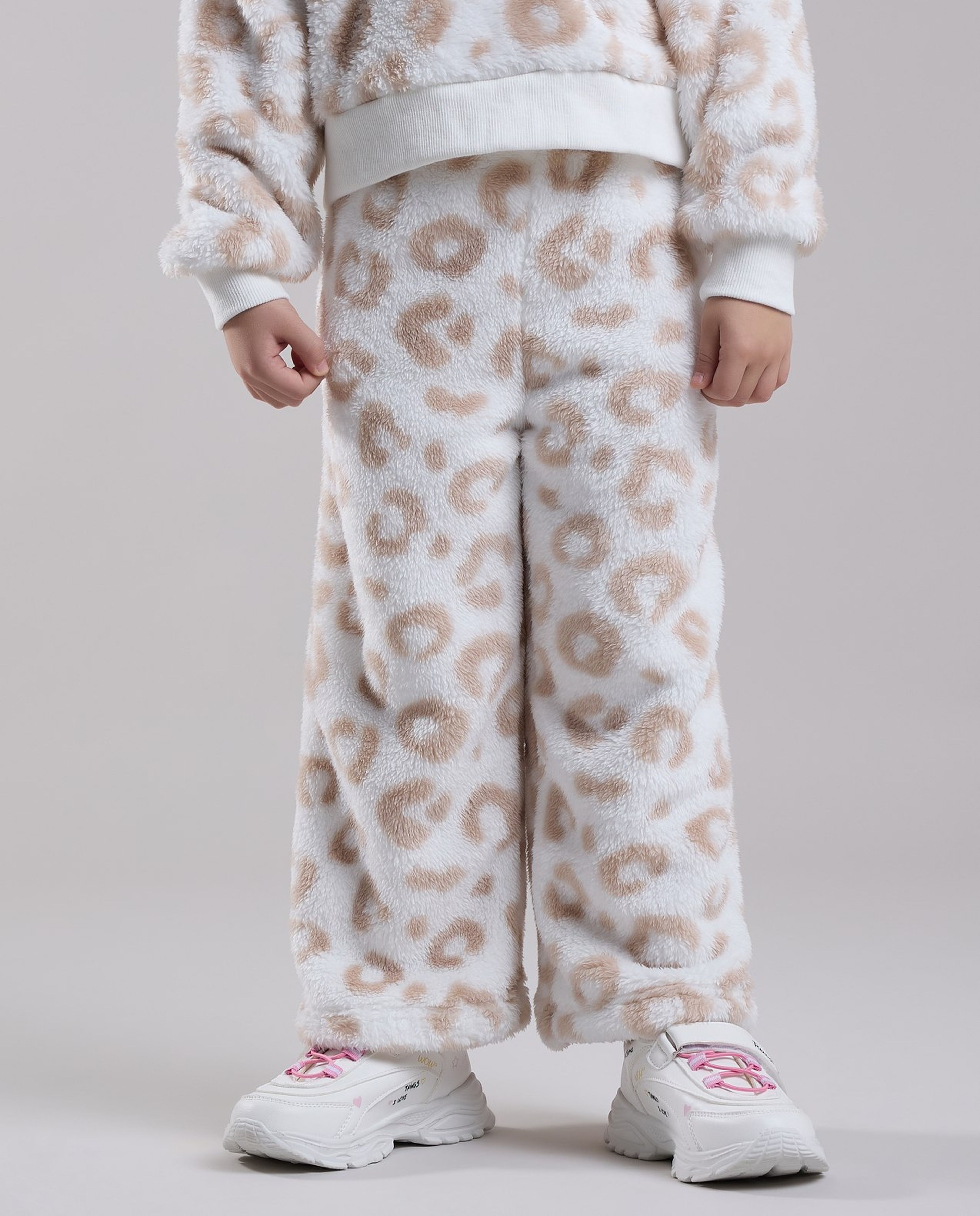 Animal Patterned Hooded Clothing Set