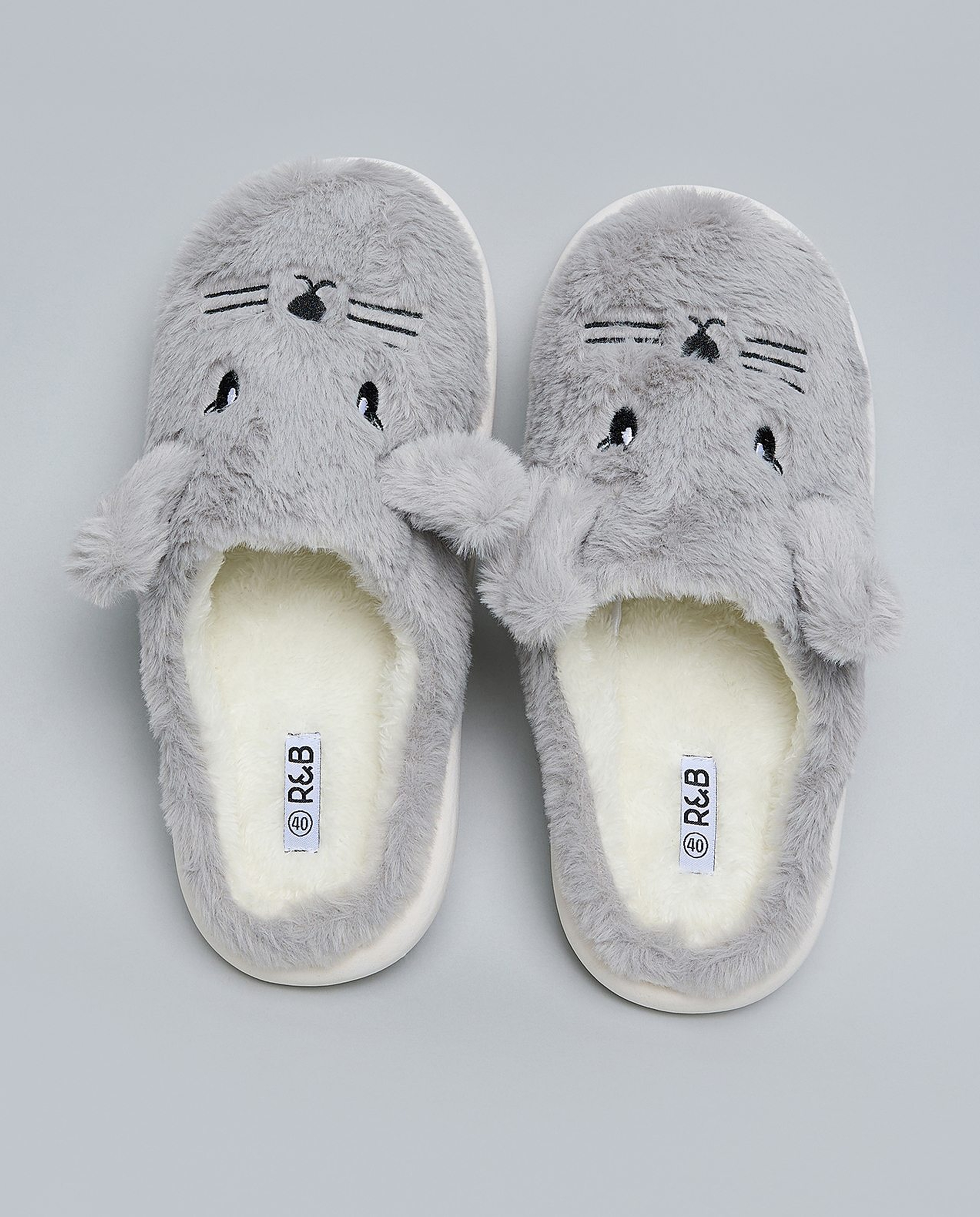 Embroidered Bedroom Slippers