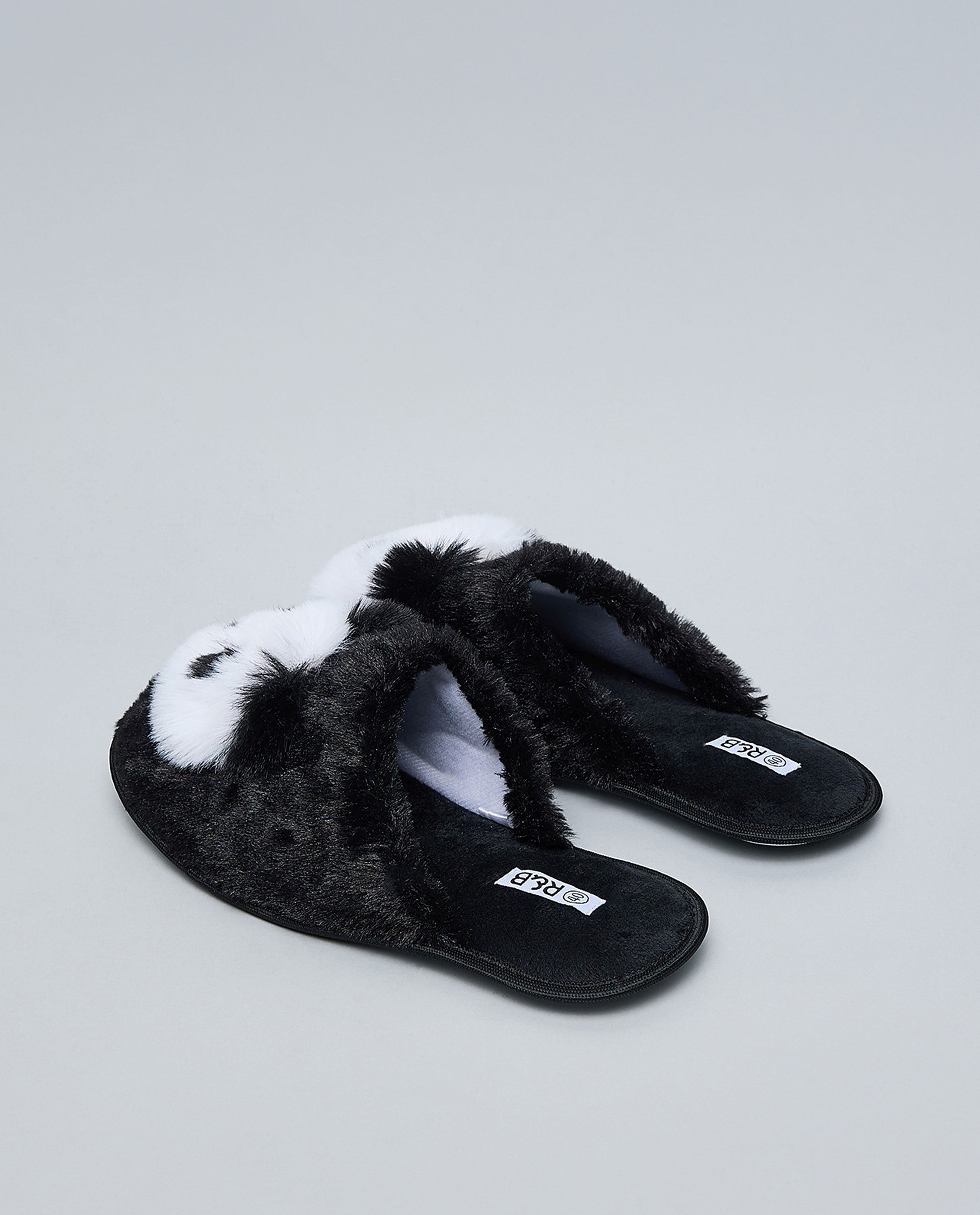Furry Bedroom Slippers