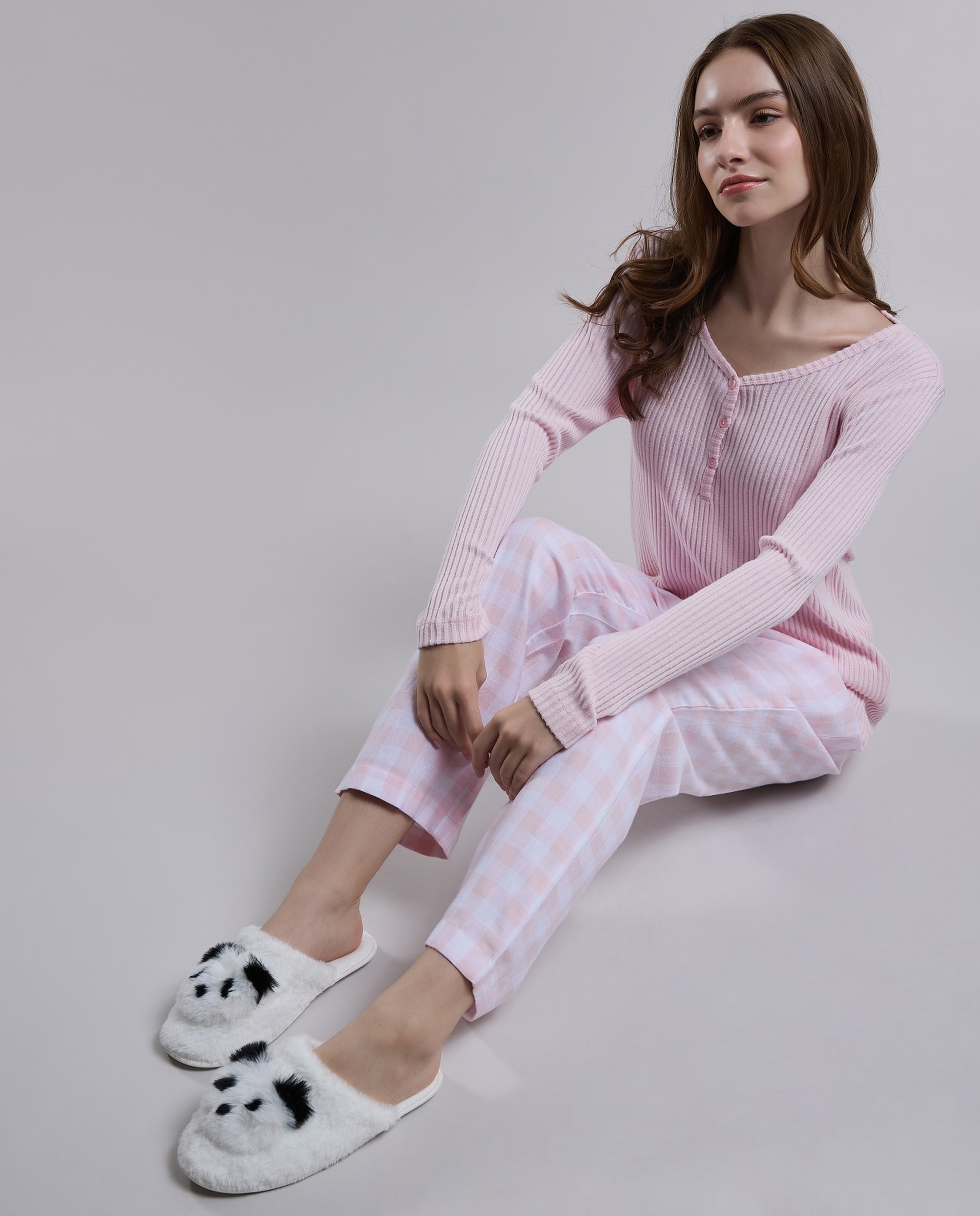 Furry Bedroom Slippers