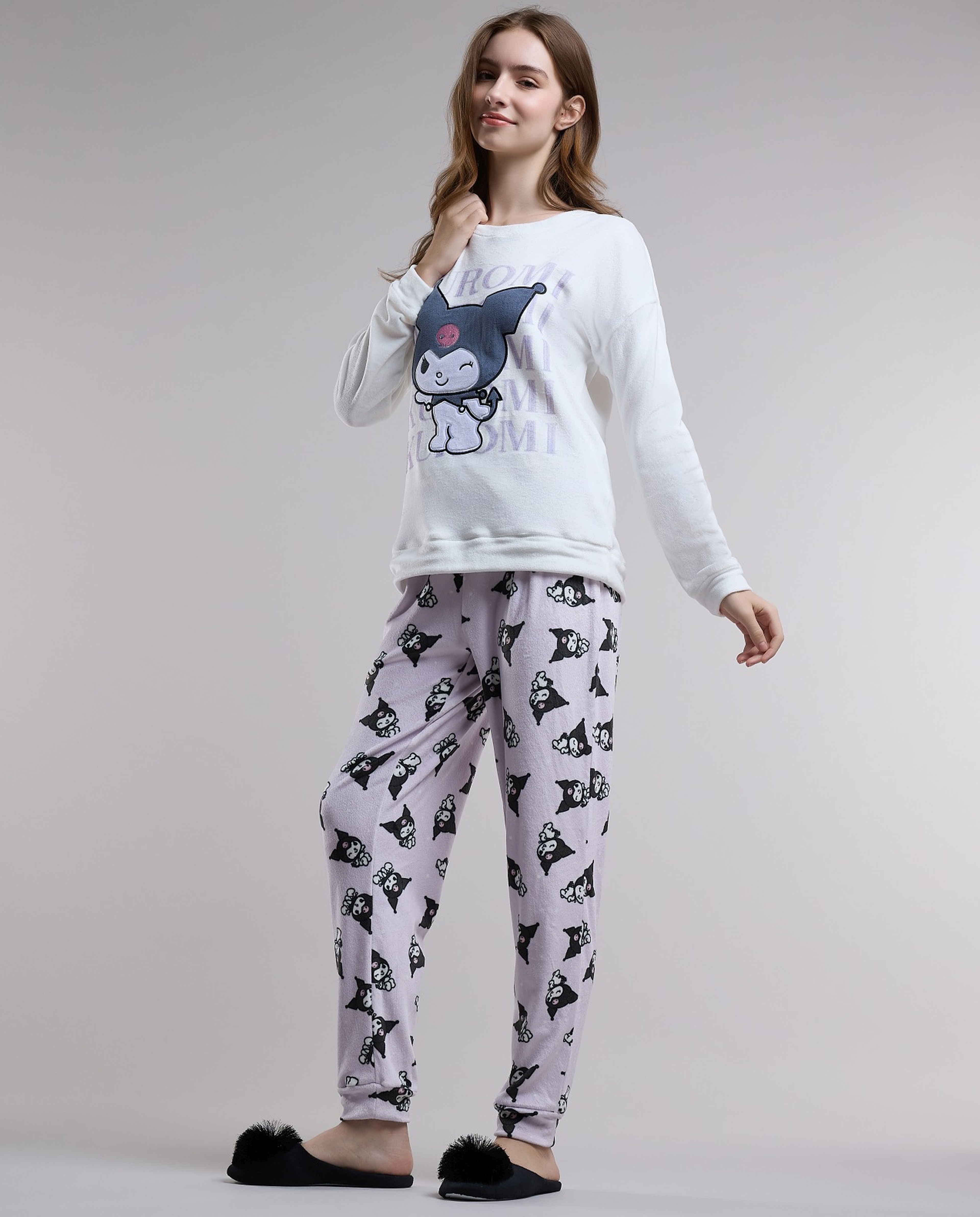 Furry Bedroom Slippers