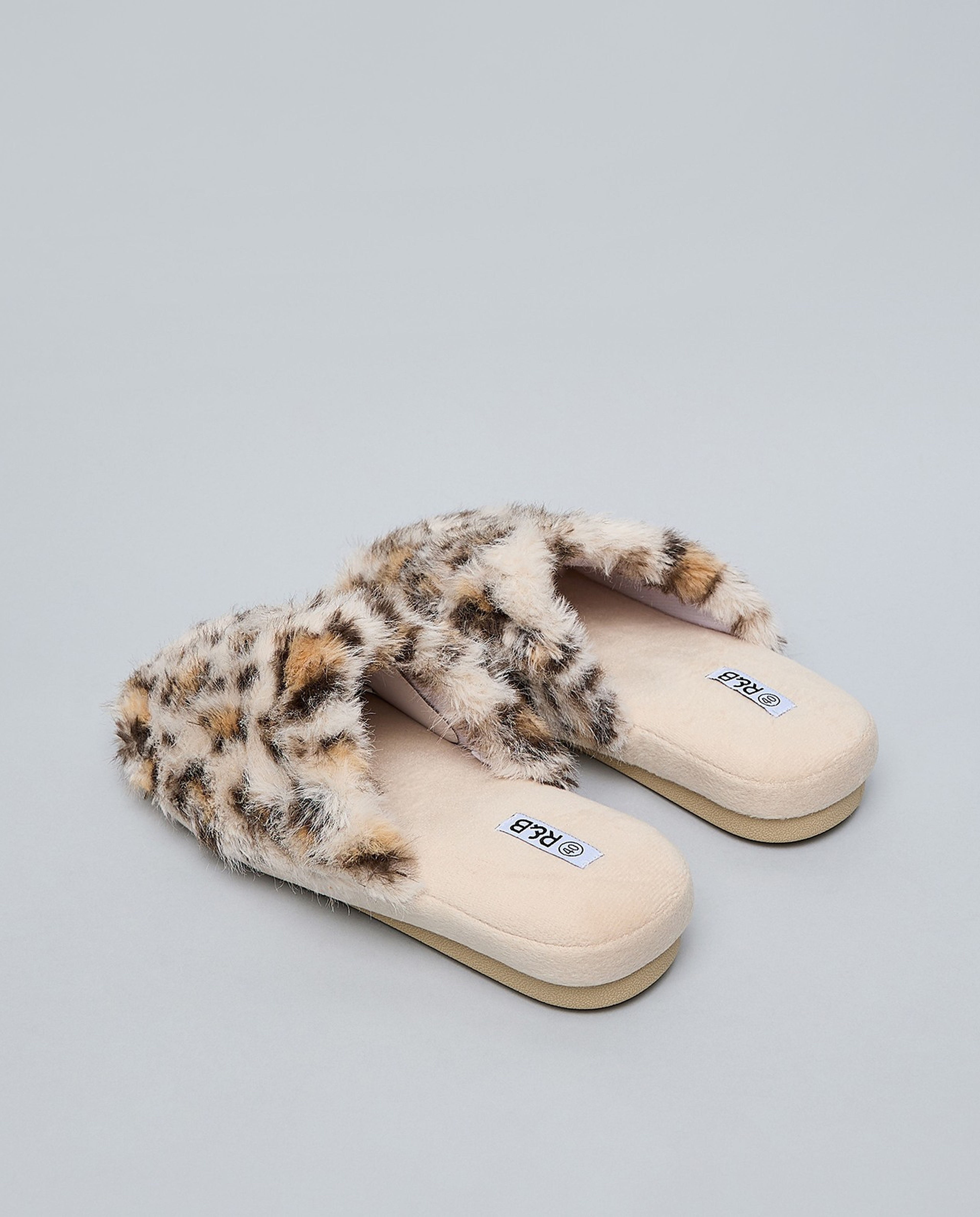 Animal Patterned Bedroom Slippers