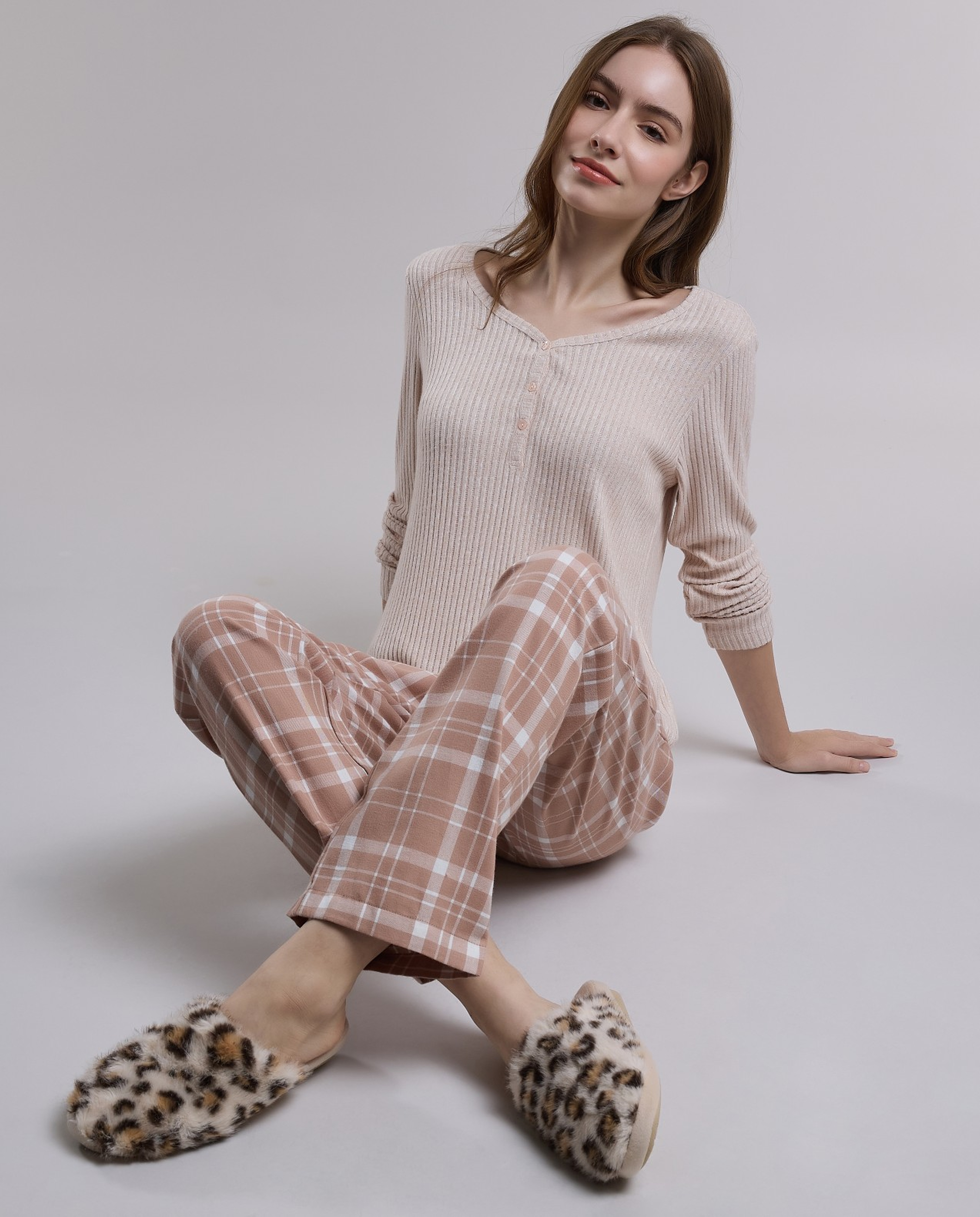 Animal Patterned Bedroom Slippers