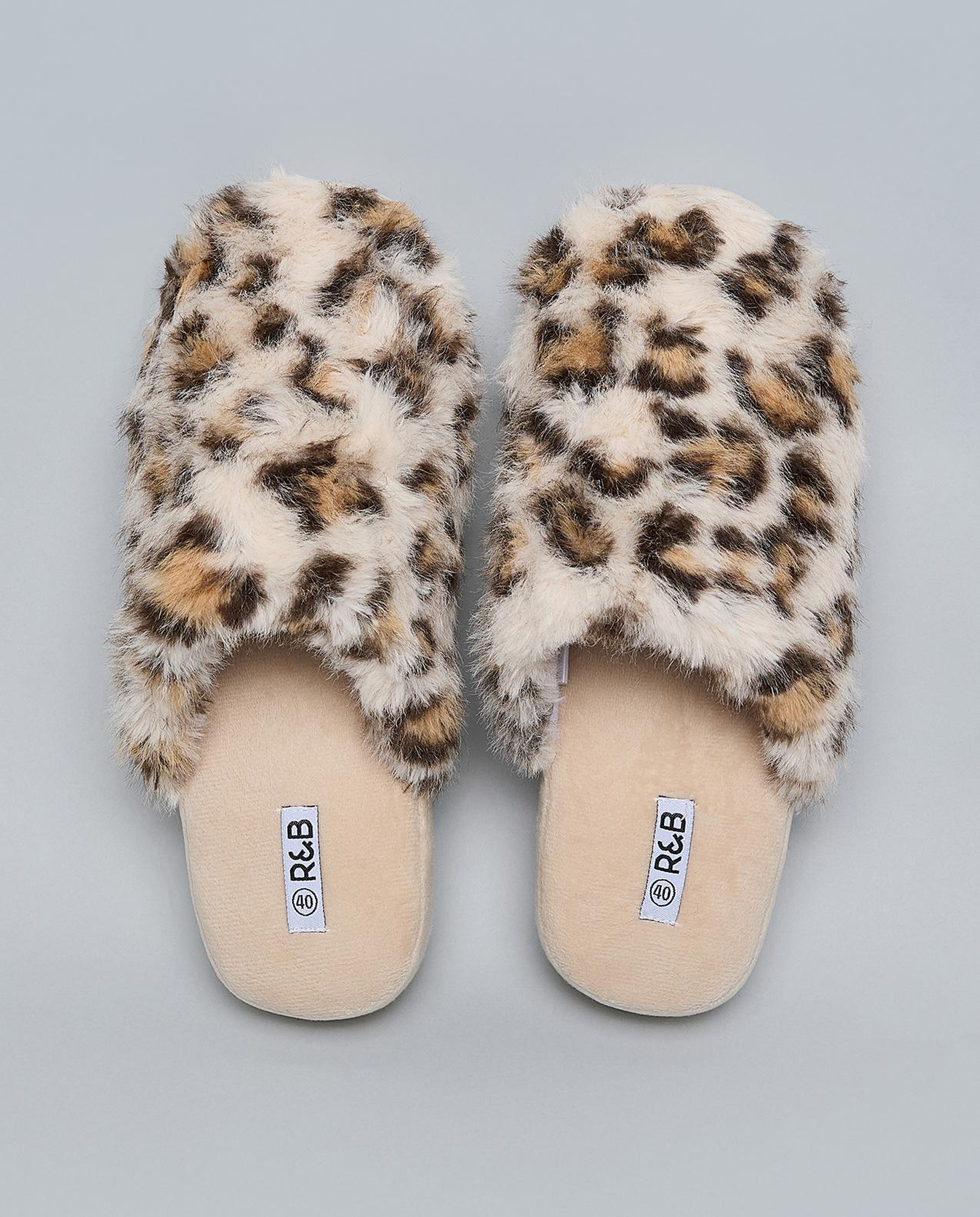 Animal Patterned Bedroom Slippers