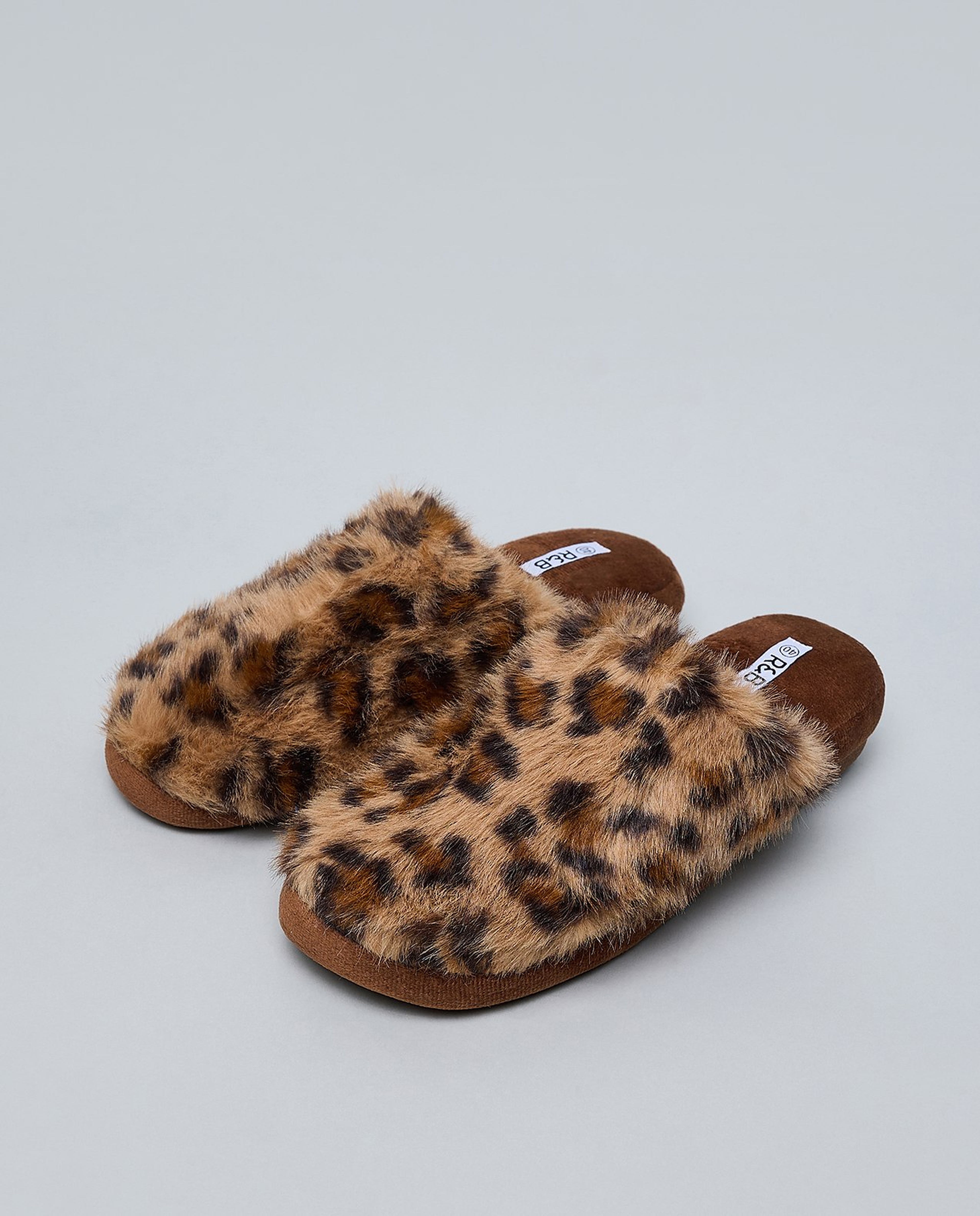 Animal Patterned Bedroom Slippers