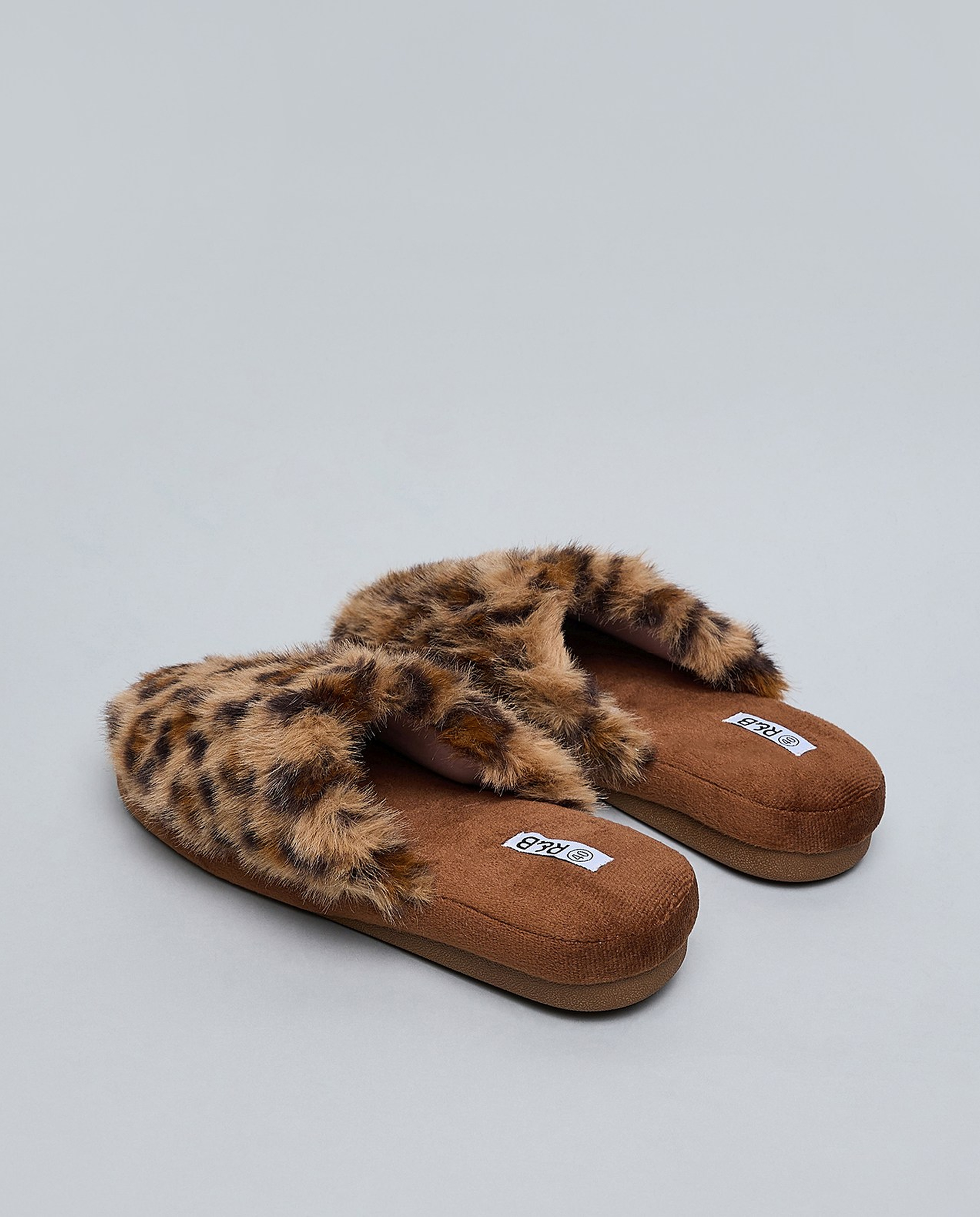 Animal Patterned Bedroom Slippers