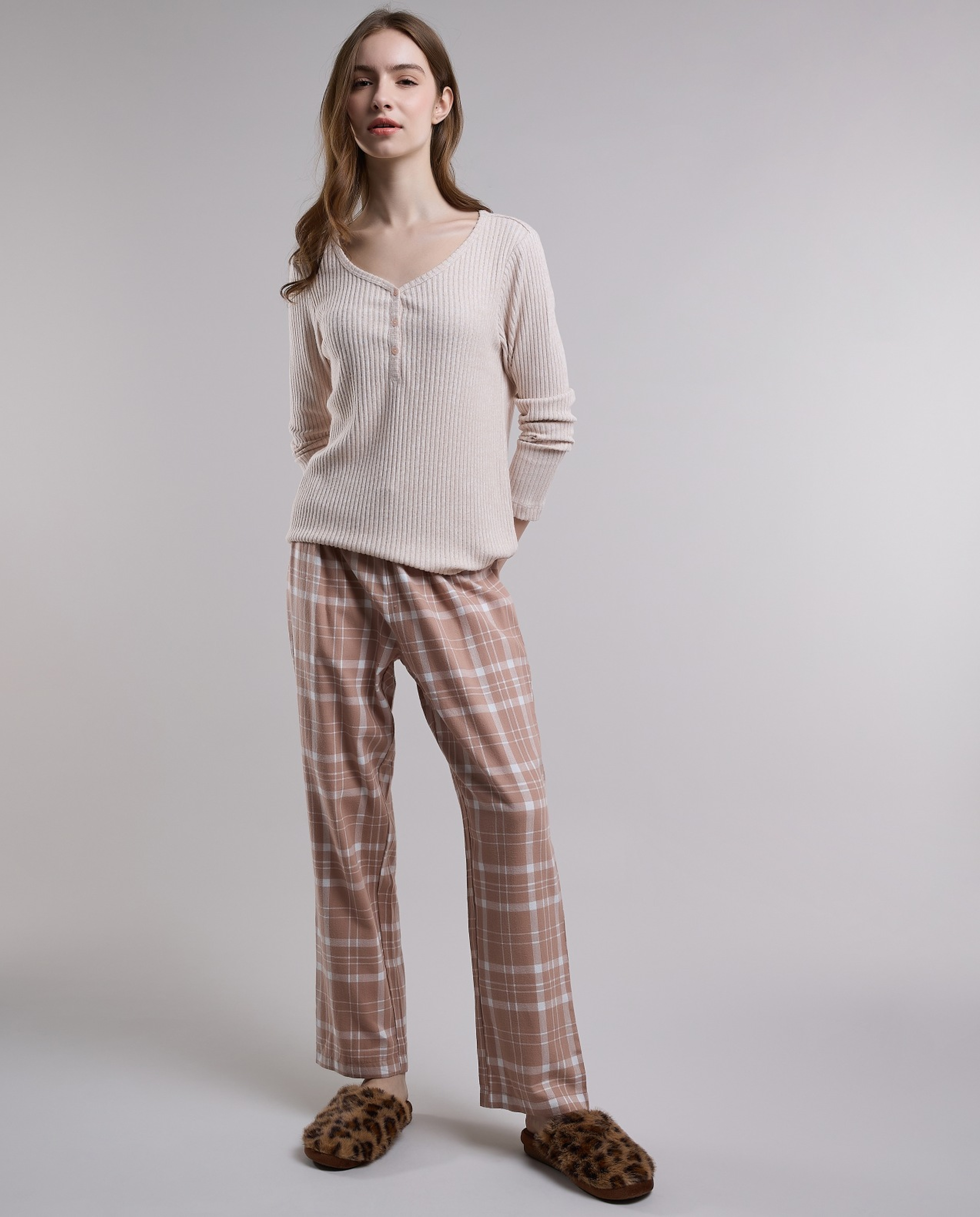 Animal Patterned Bedroom Slippers