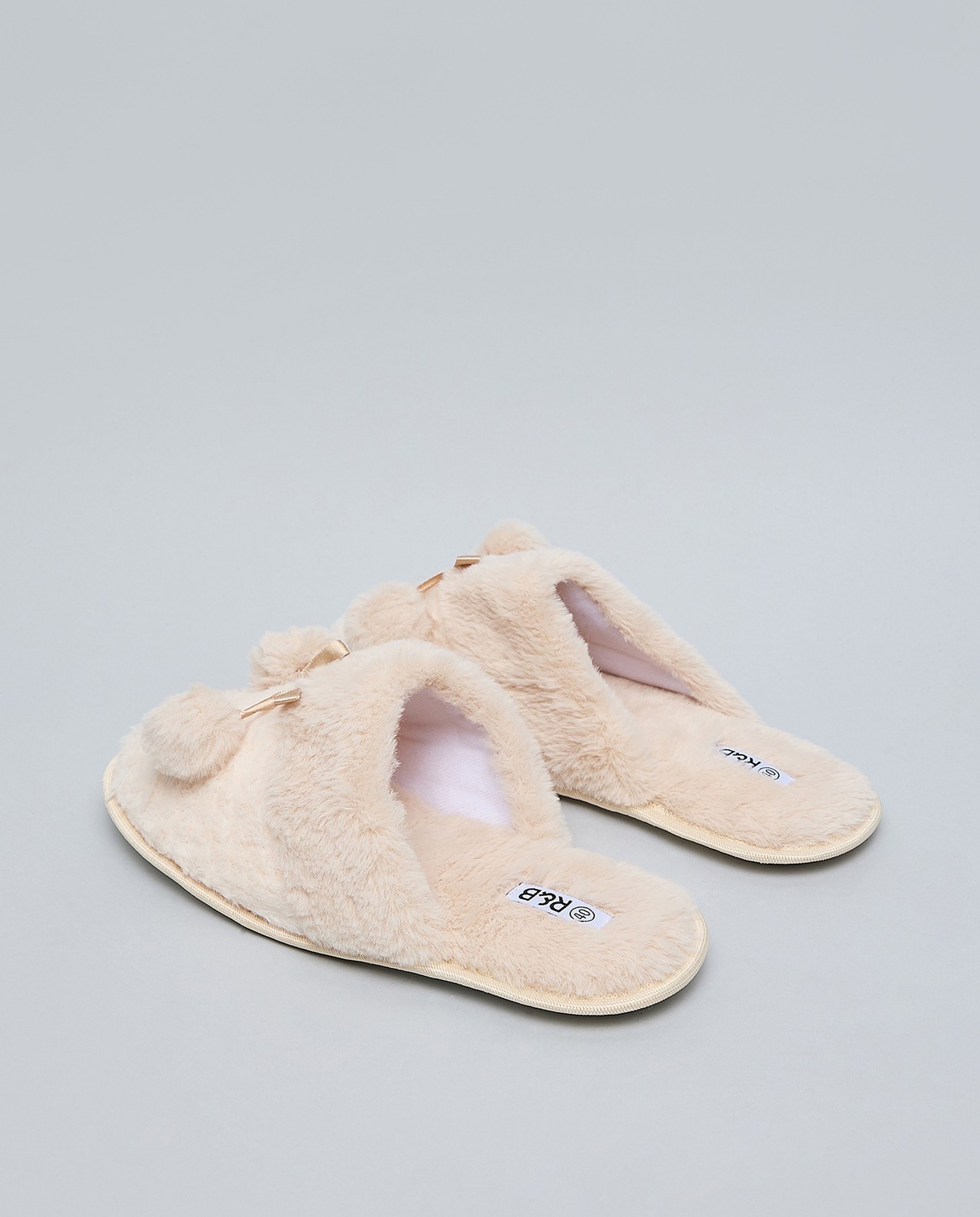 Furry Bedroom Slippers