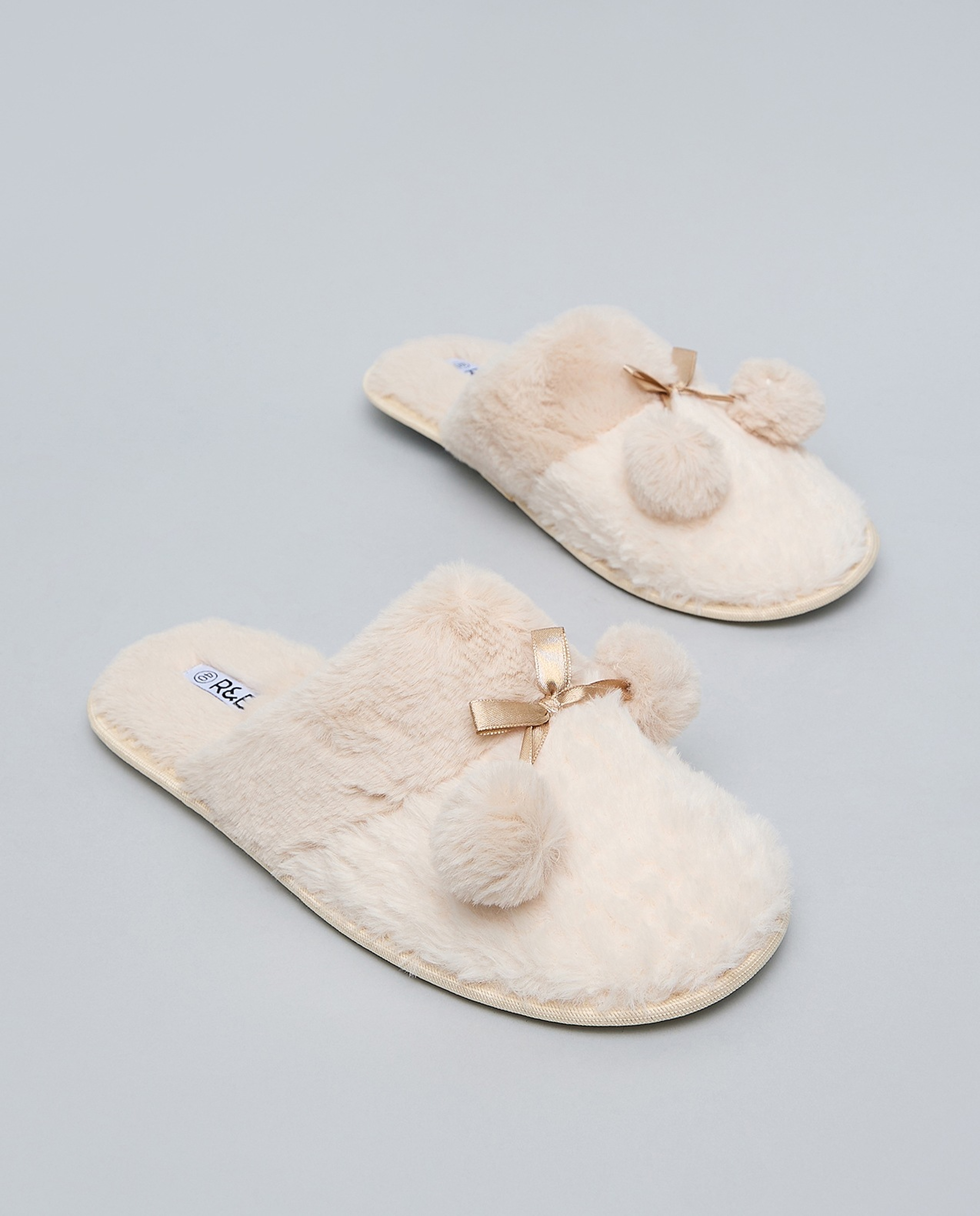 Furry Bedroom Slippers