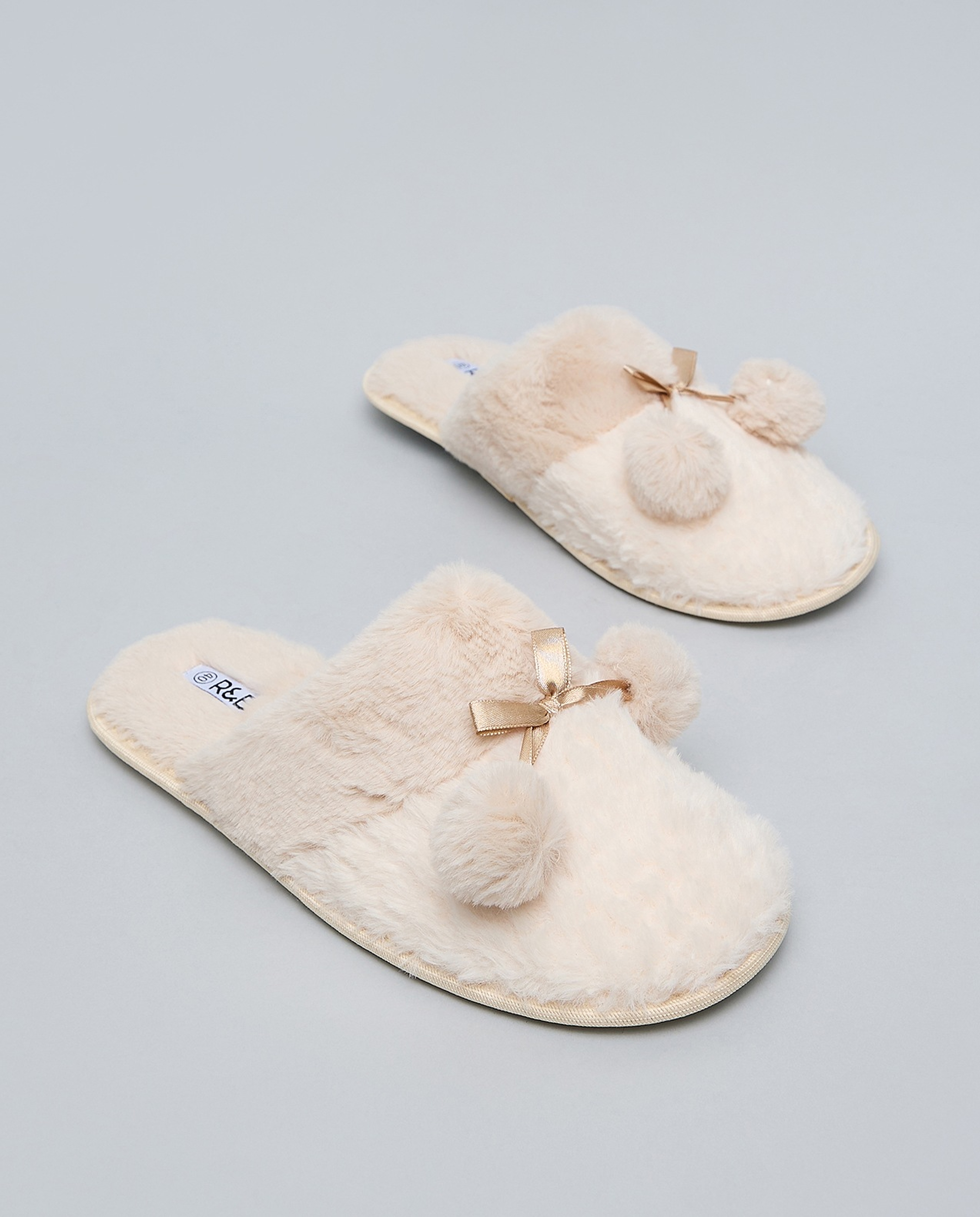 Furry Bedroom Slippers