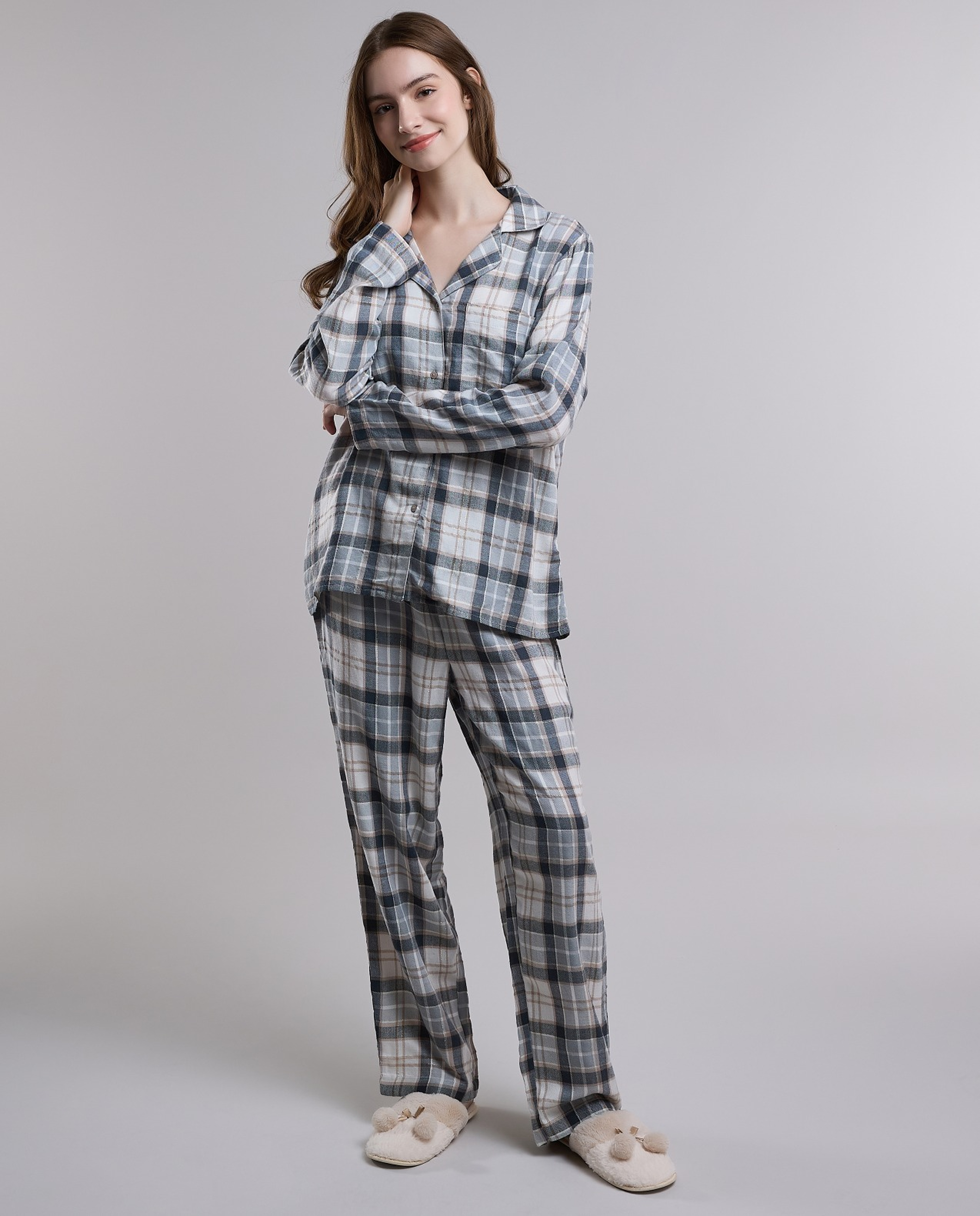 Furry Bedroom Slippers