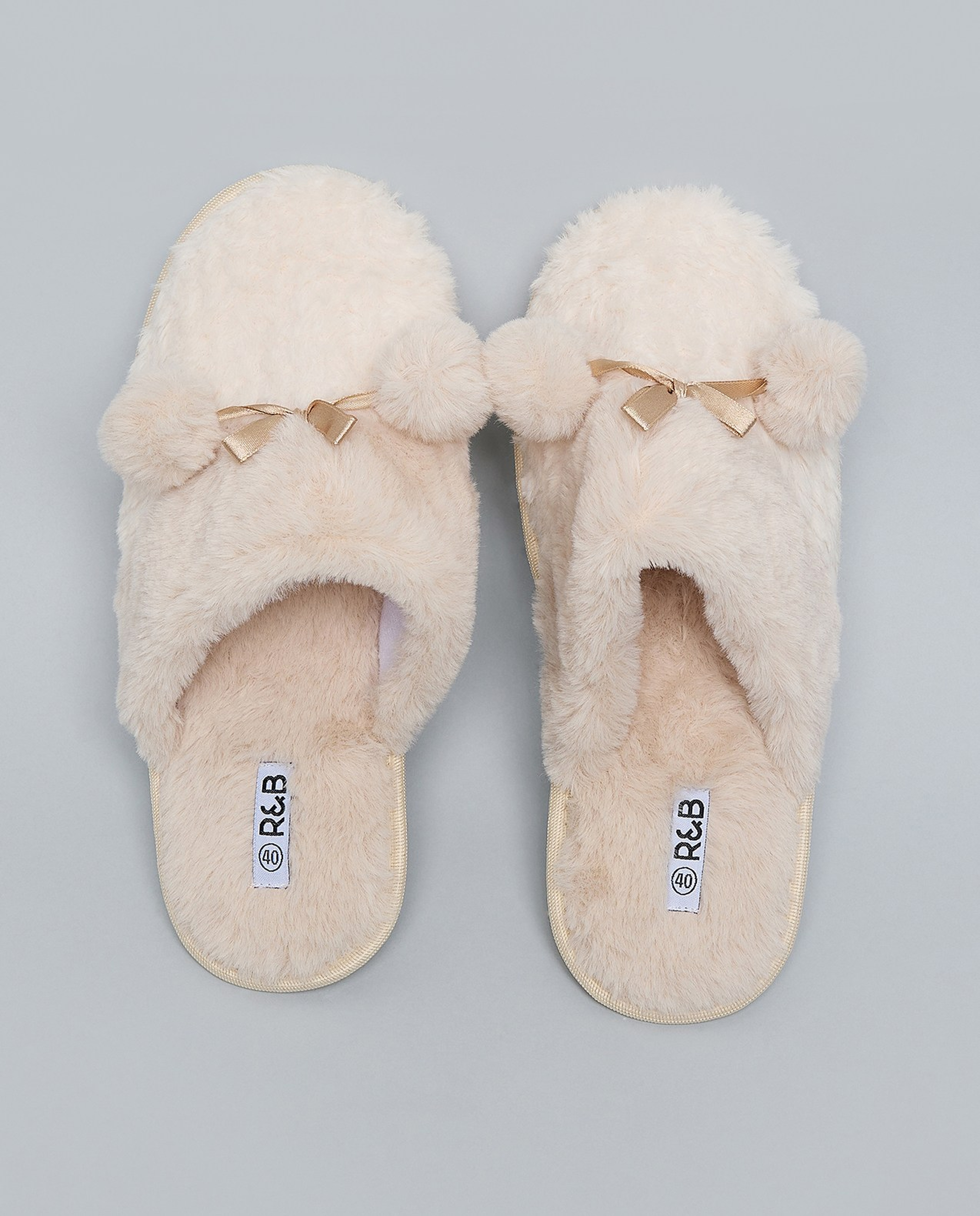 Furry Bedroom Slippers