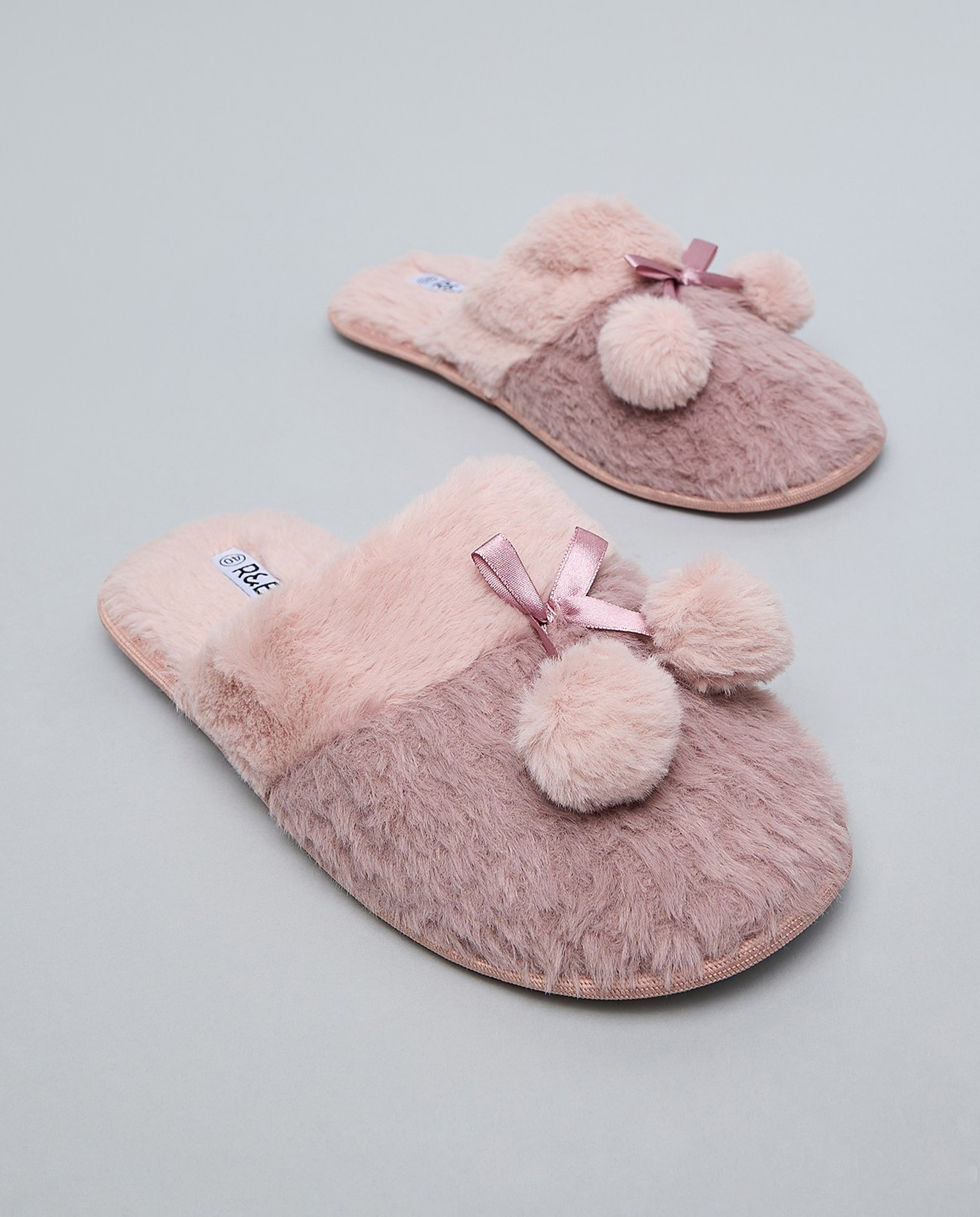 Furry Bedroom Slippers
