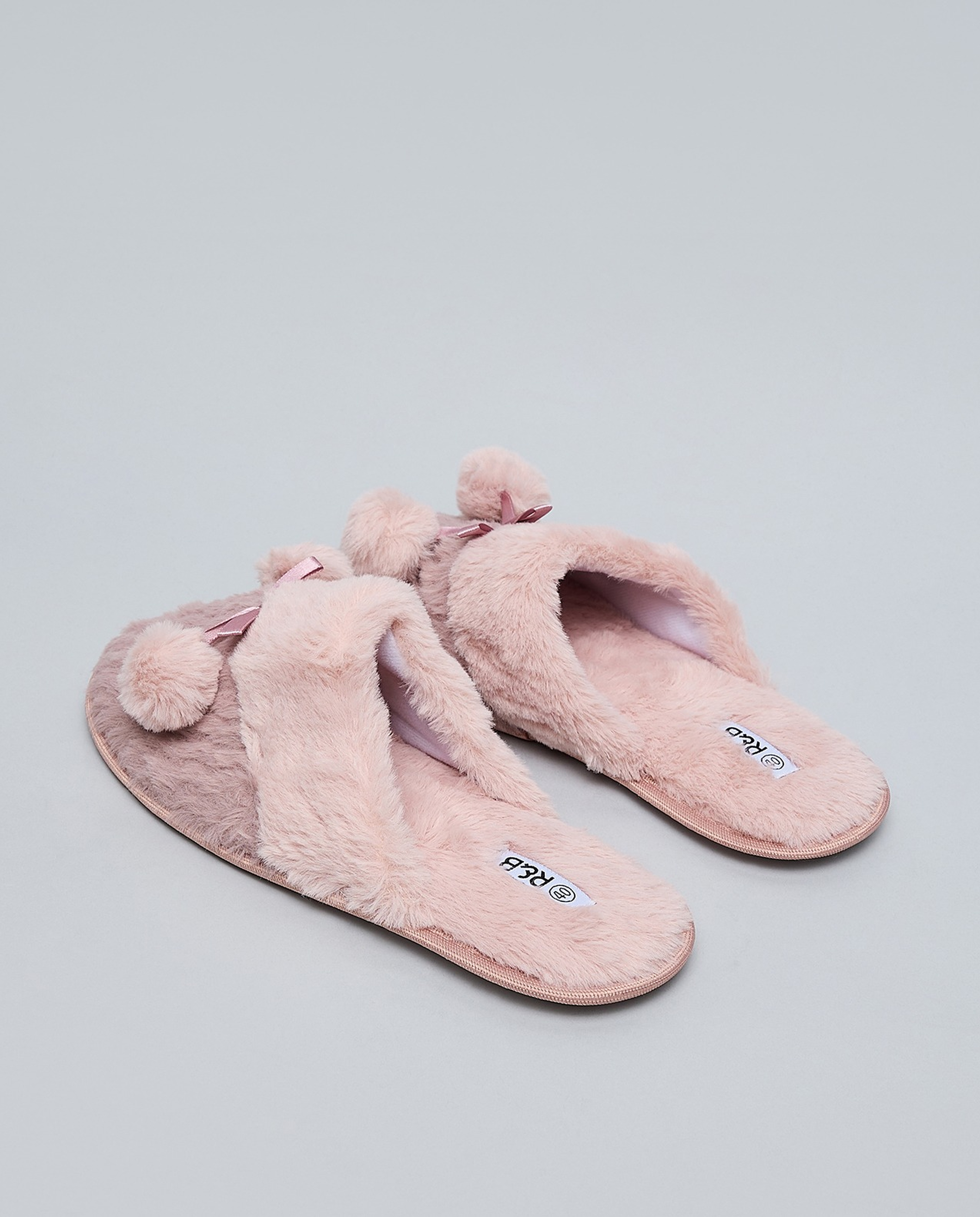 Furry Bedroom Slippers