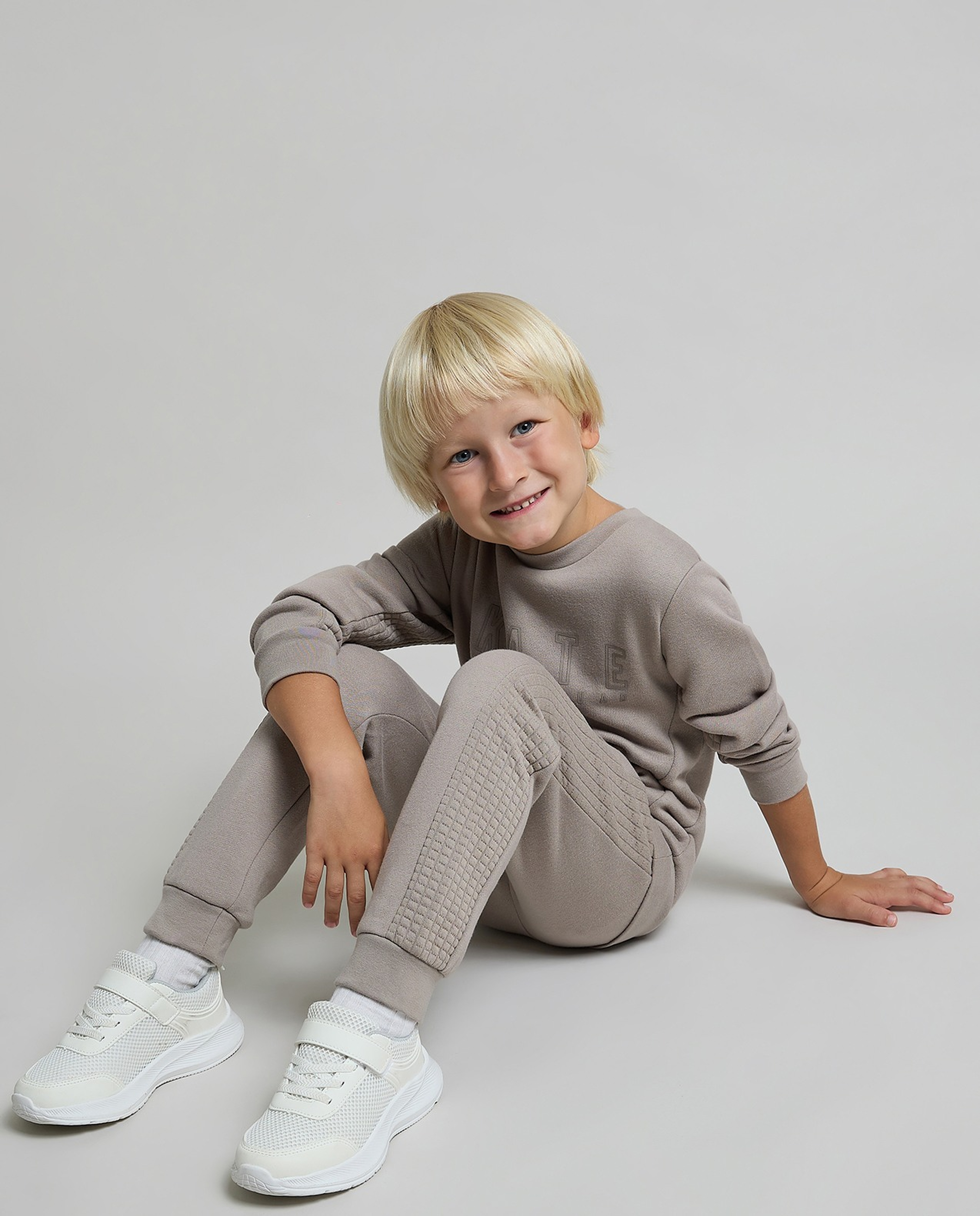 Printed Sweatshirt and Jogger Set