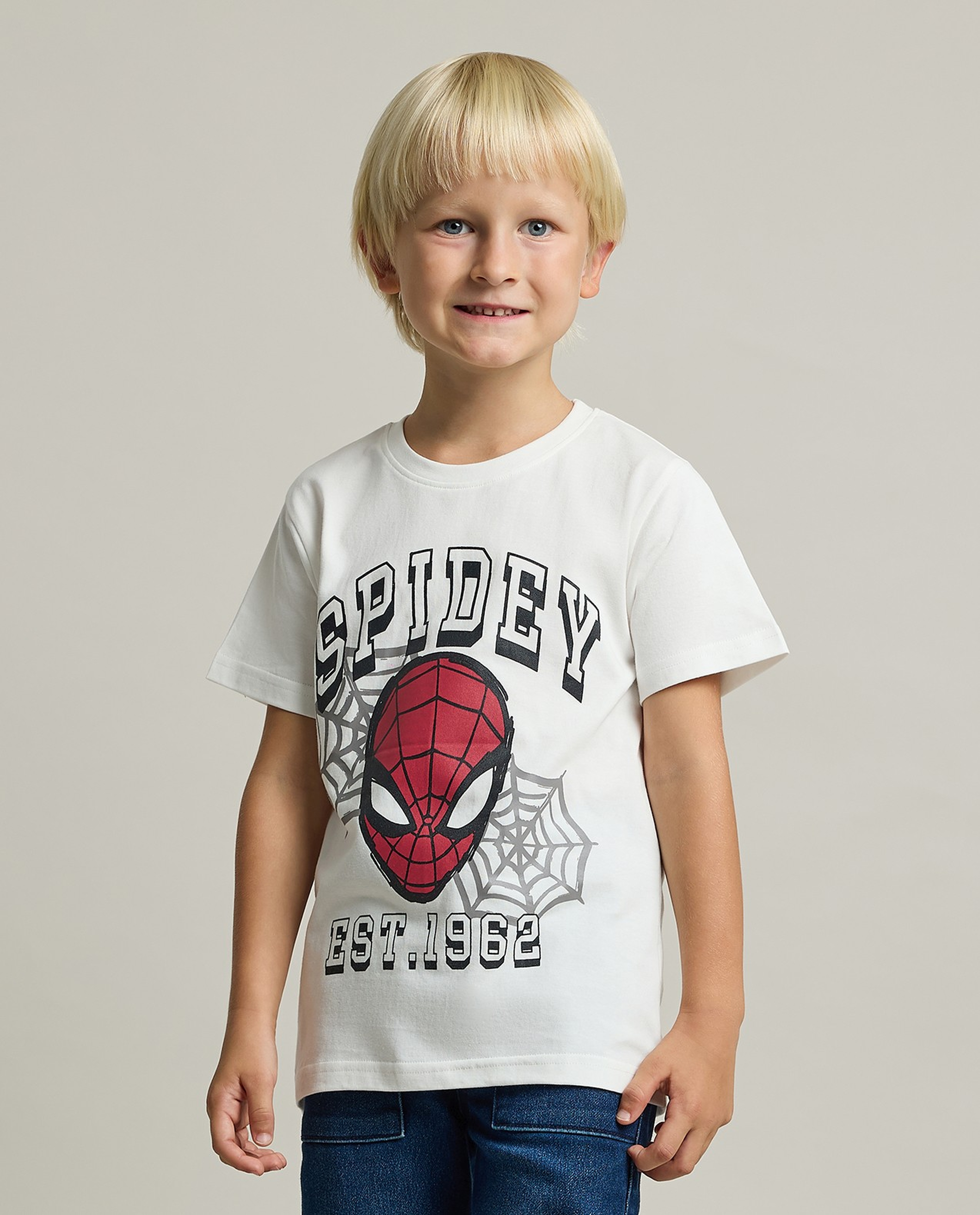 2 Pack Spiderman T-Shirts with Short Sleeves