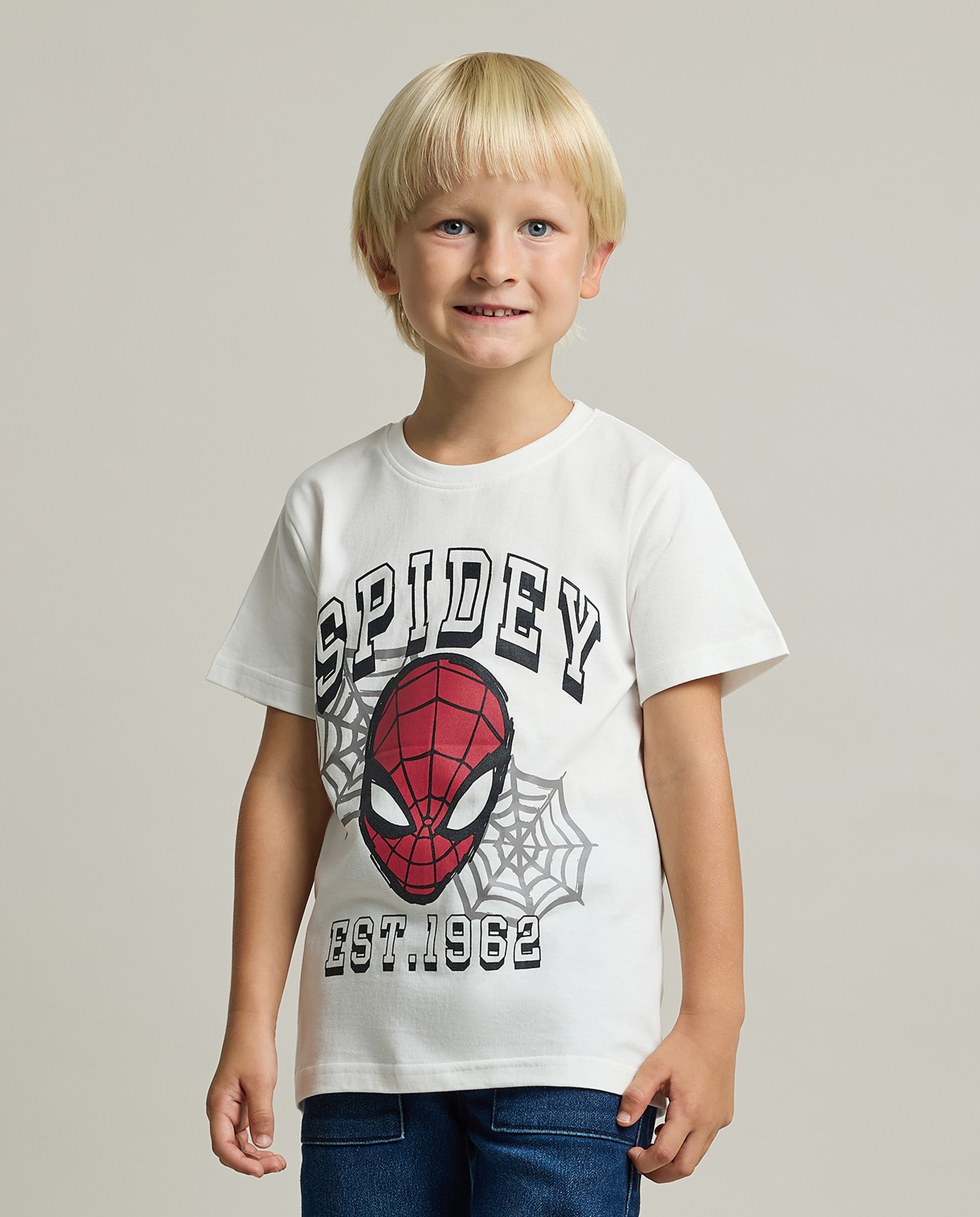 2 Pack Spiderman T-Shirts with Short Sleeves