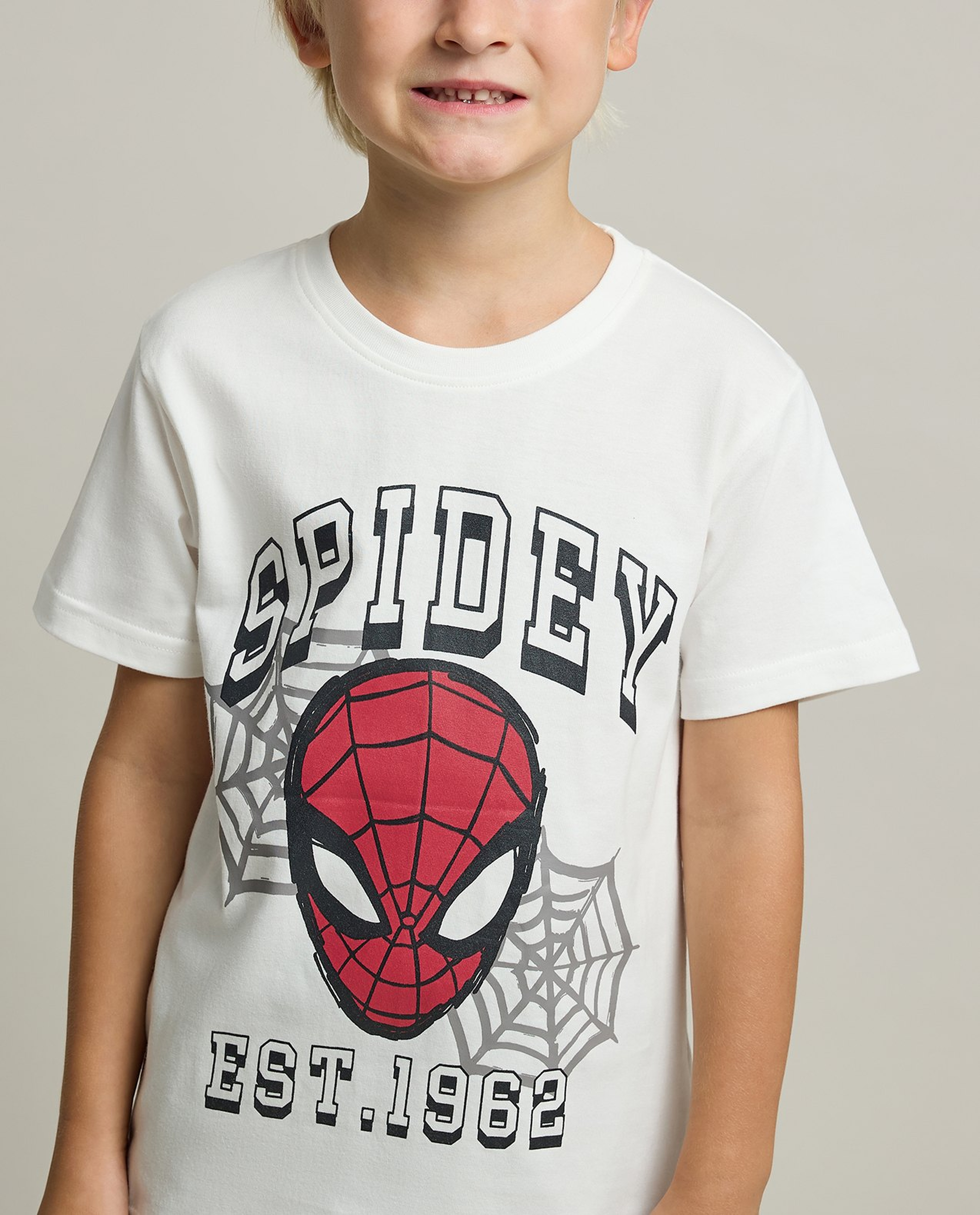 2 Pack Spiderman T-Shirts with Short Sleeves