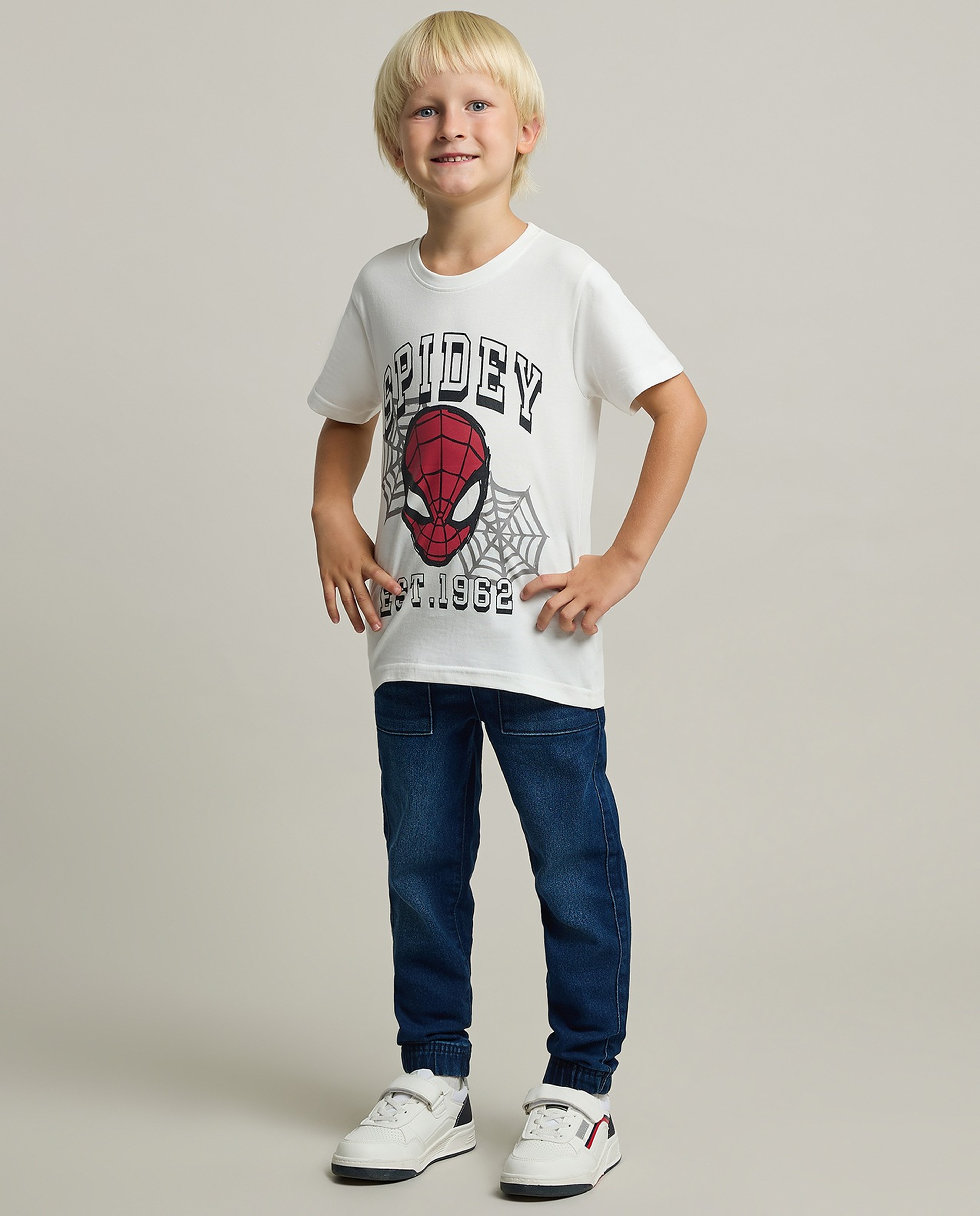 2 Pack Spiderman T-Shirts with Short Sleeves