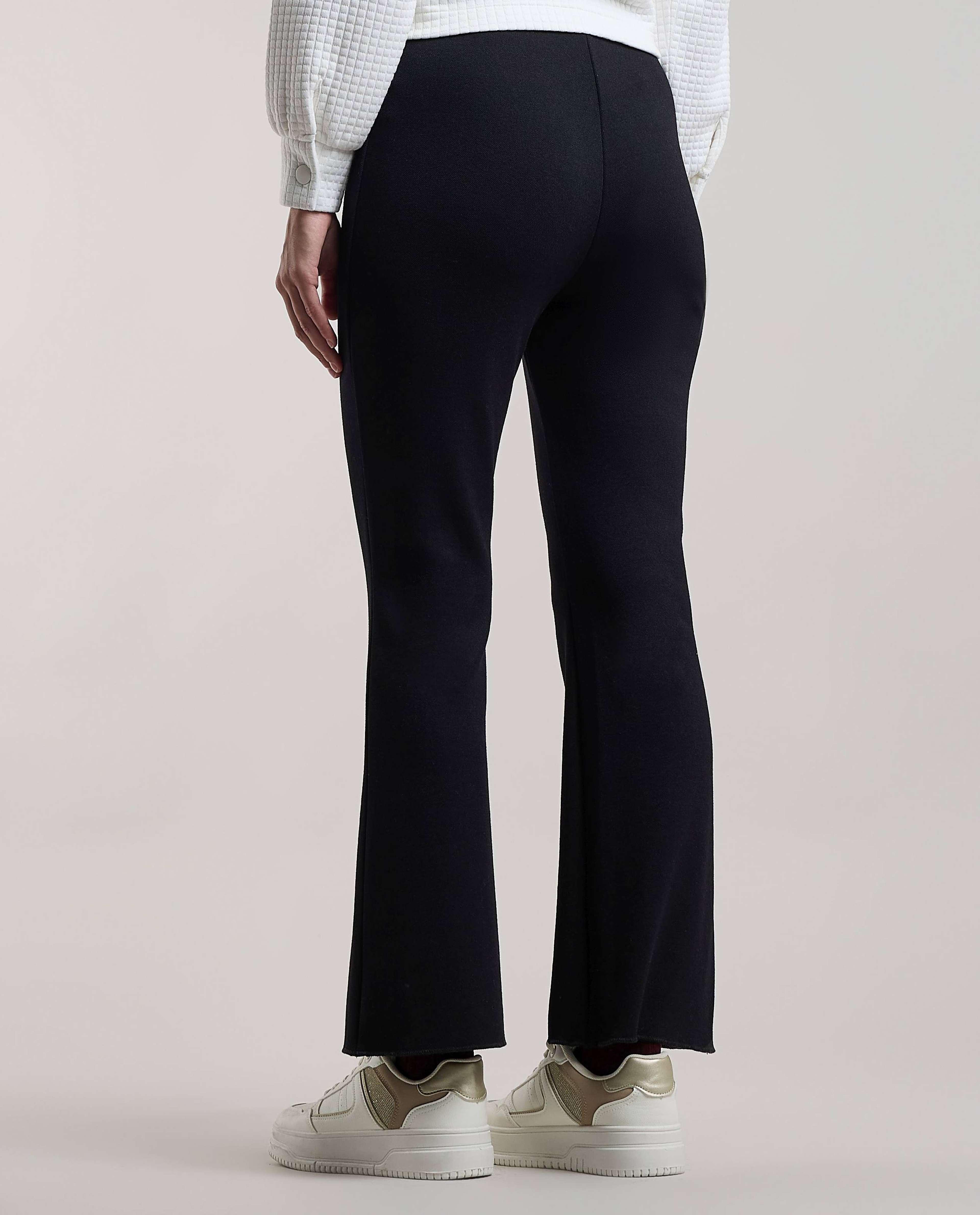 Solid Knit Pants with Elastic waist