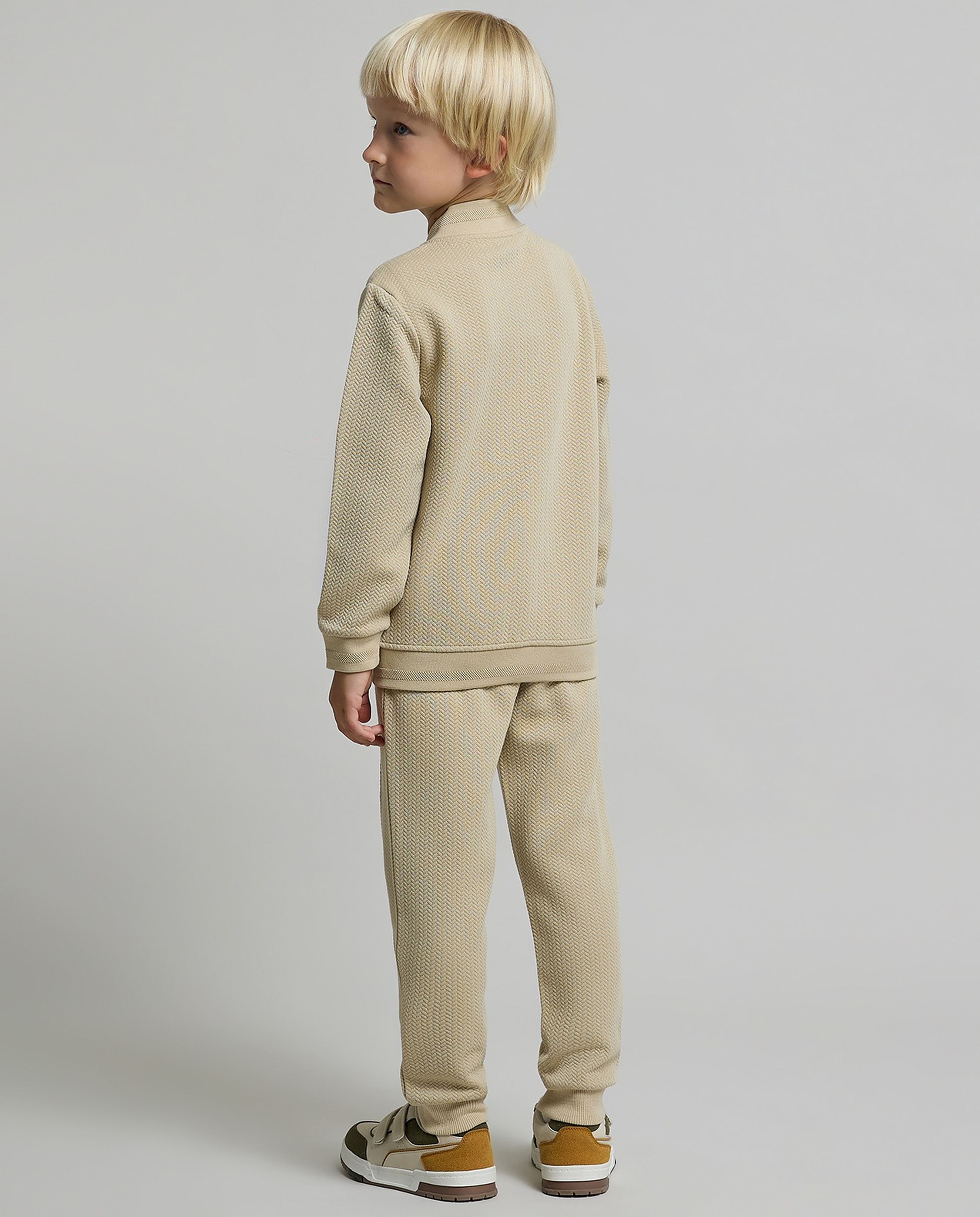 Solid Jacket and Jogger Set