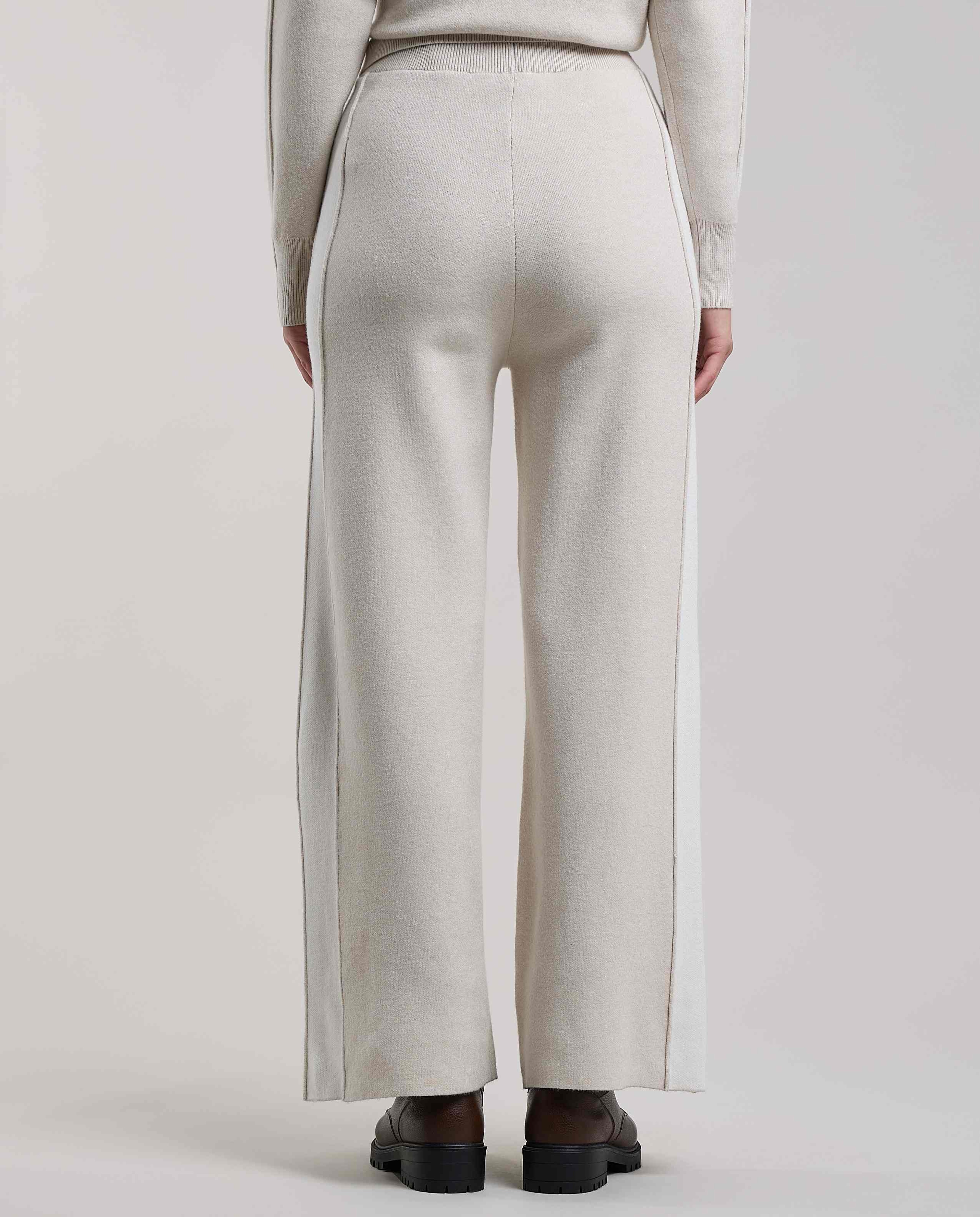 Solid Knit Pants with Elastic waist