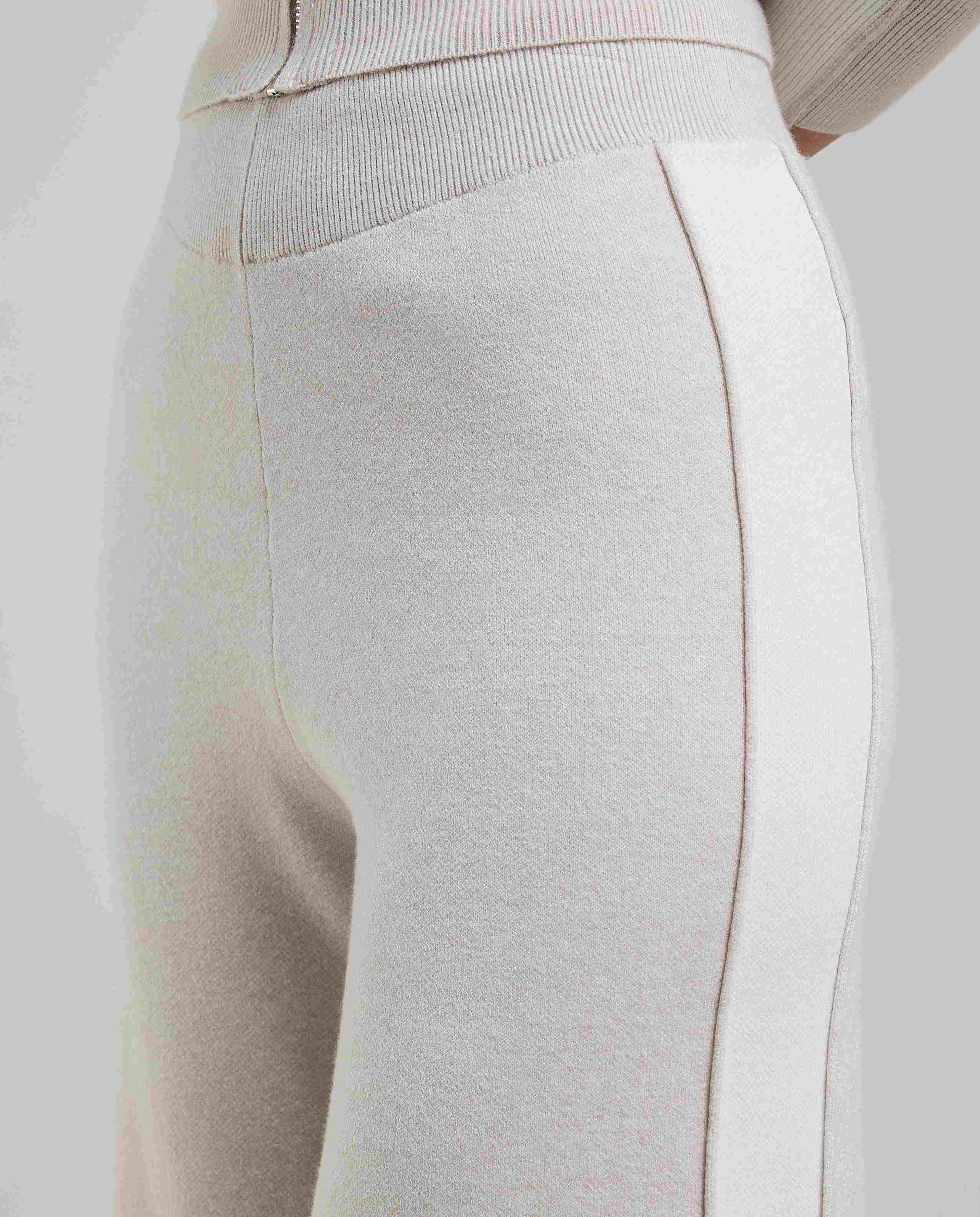 Solid Knit Pants with Elastic waist