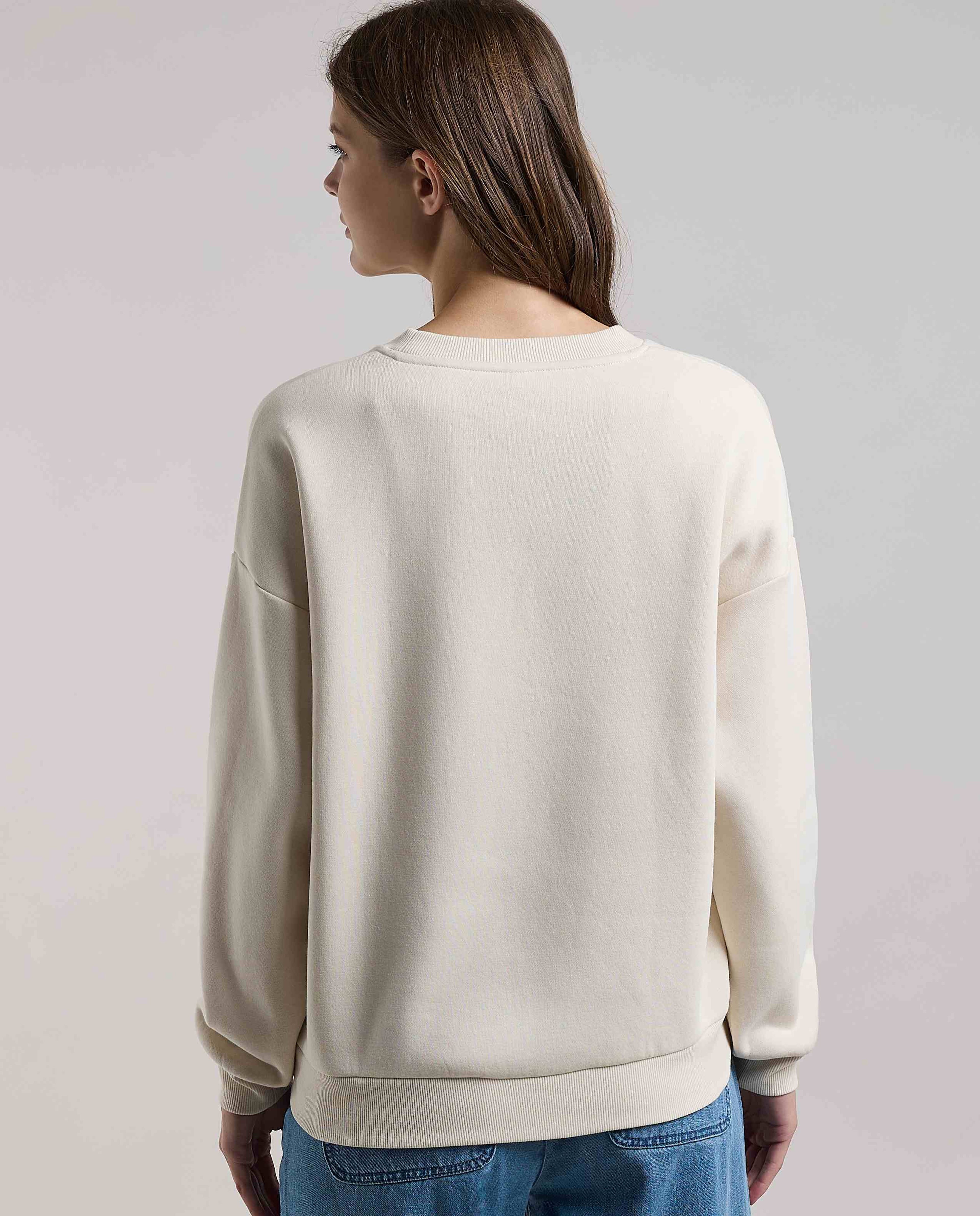 Printed Sweatshirt with Crew Neck and Long Sleeves