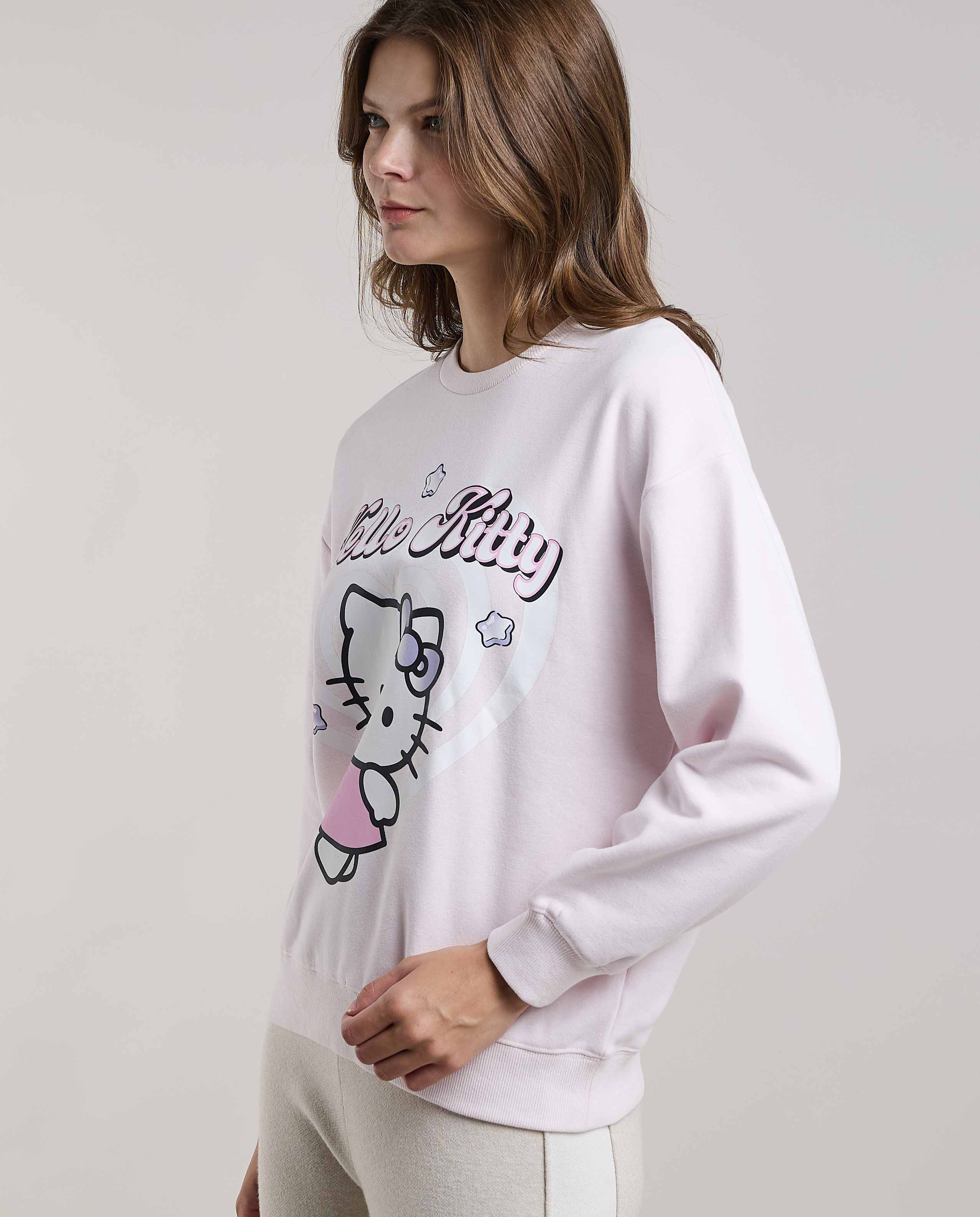 Embroidered Sweatshirt with Crew Neck and Long Sleeves