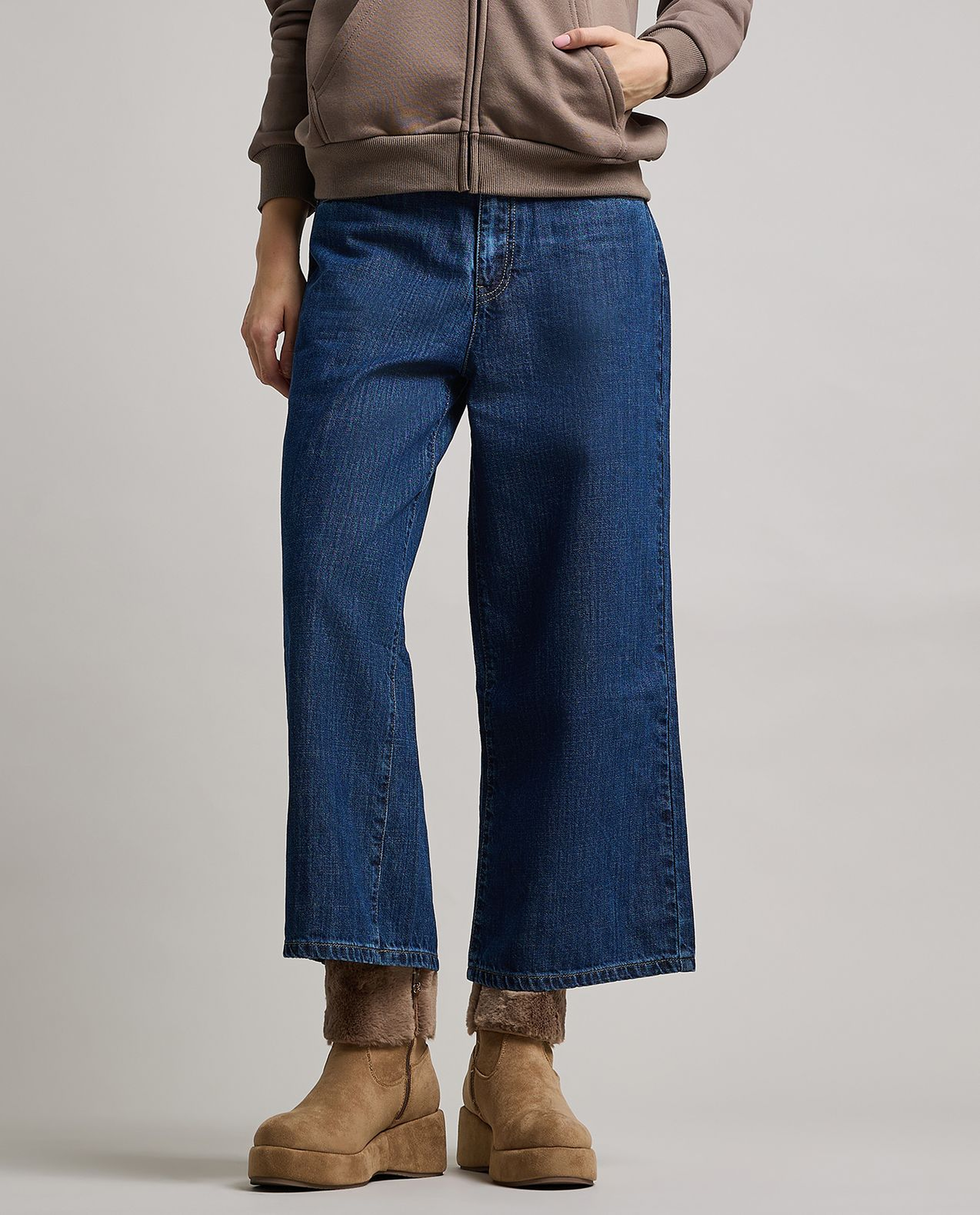 Fur Cuff Ankle Boots